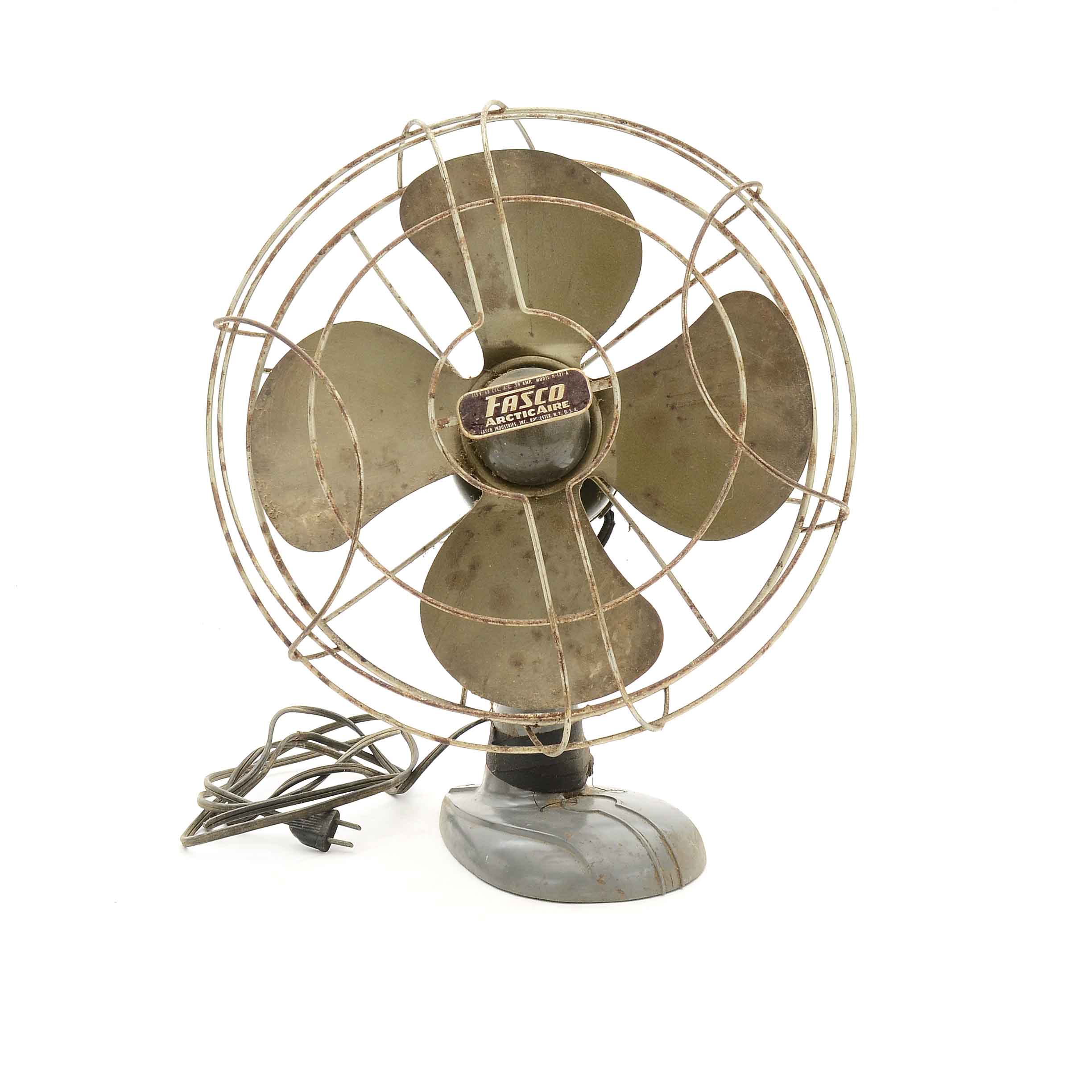 Vintage Fasco "ArticAire" Oscillating Portable Fan