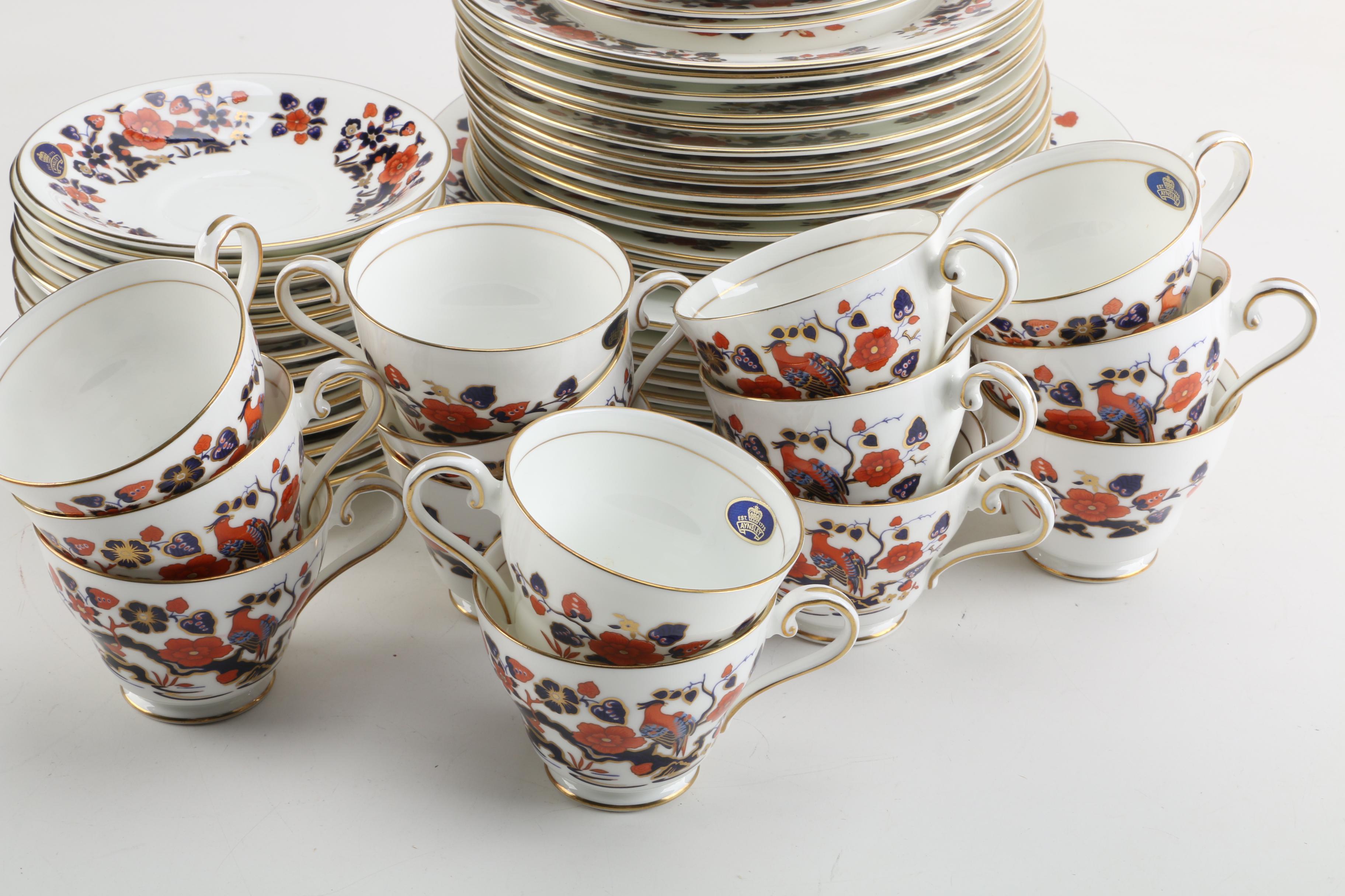 Aynsley "Bird of Paradise" Porcelain Tableware