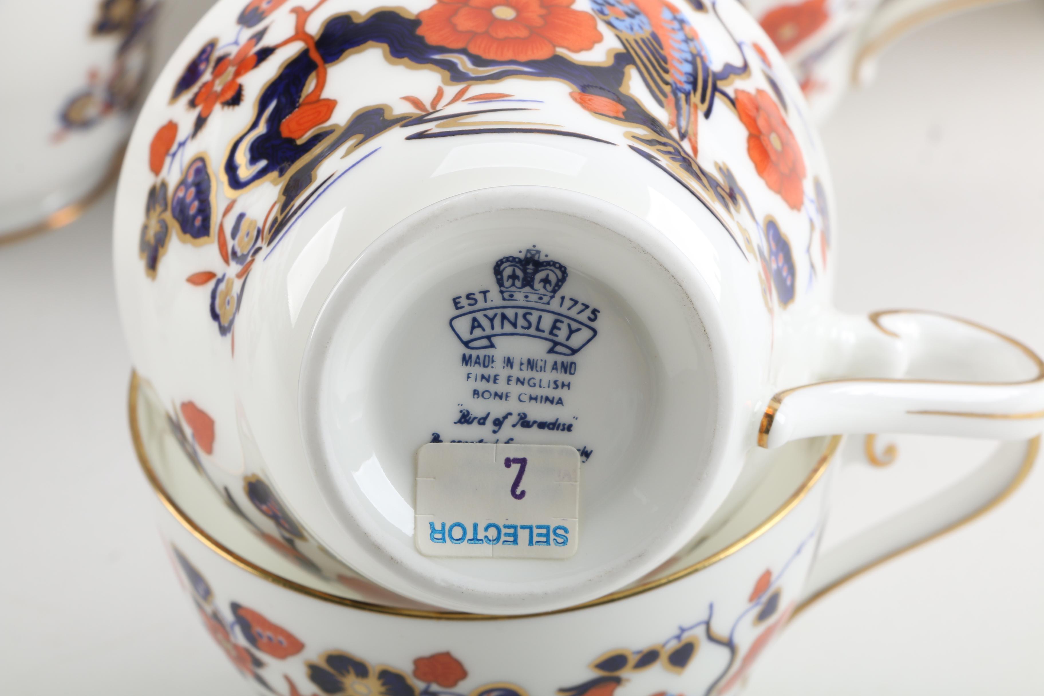 Aynsley "Bird of Paradise" Porcelain Tableware