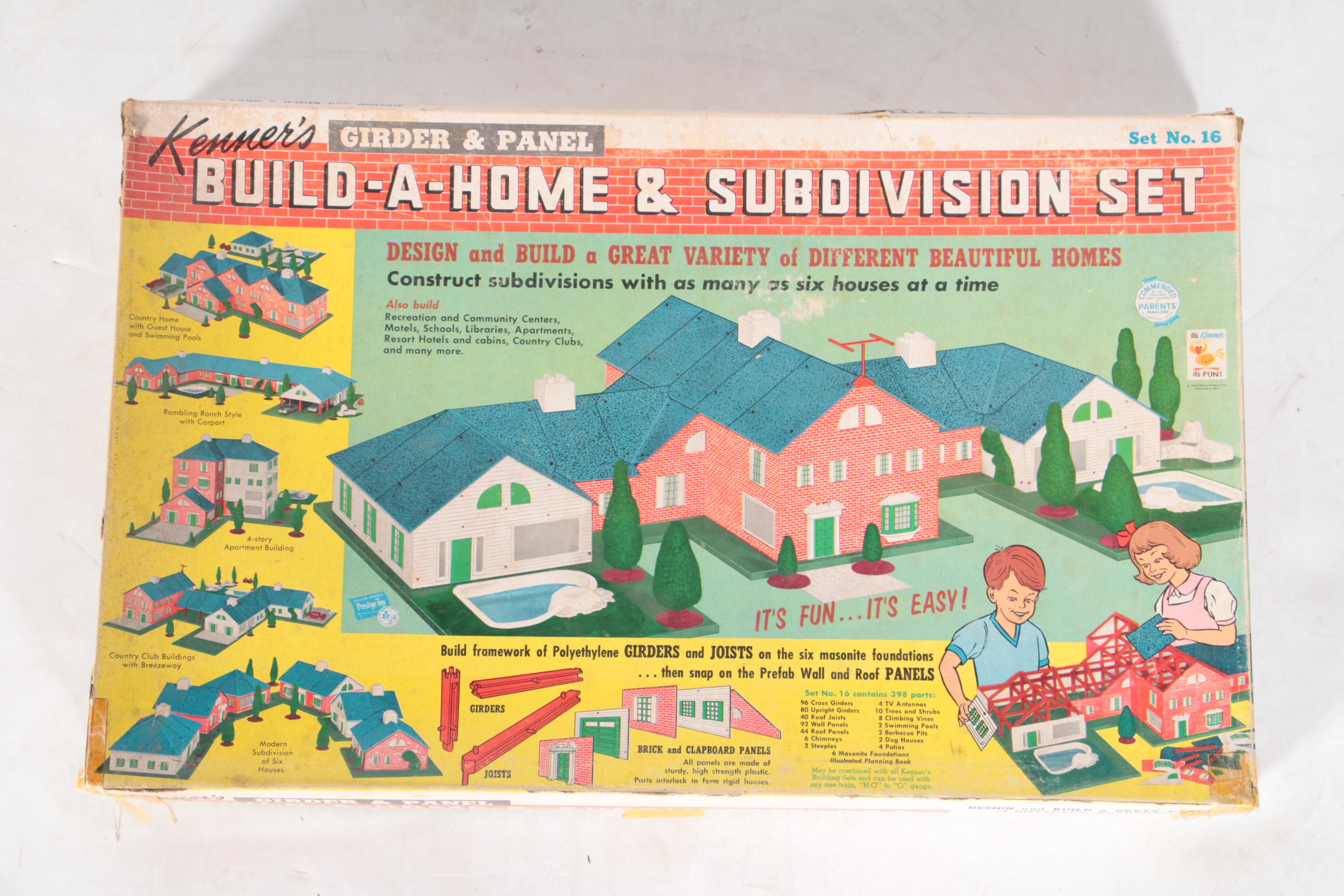 1960s Kenner Construction Toys