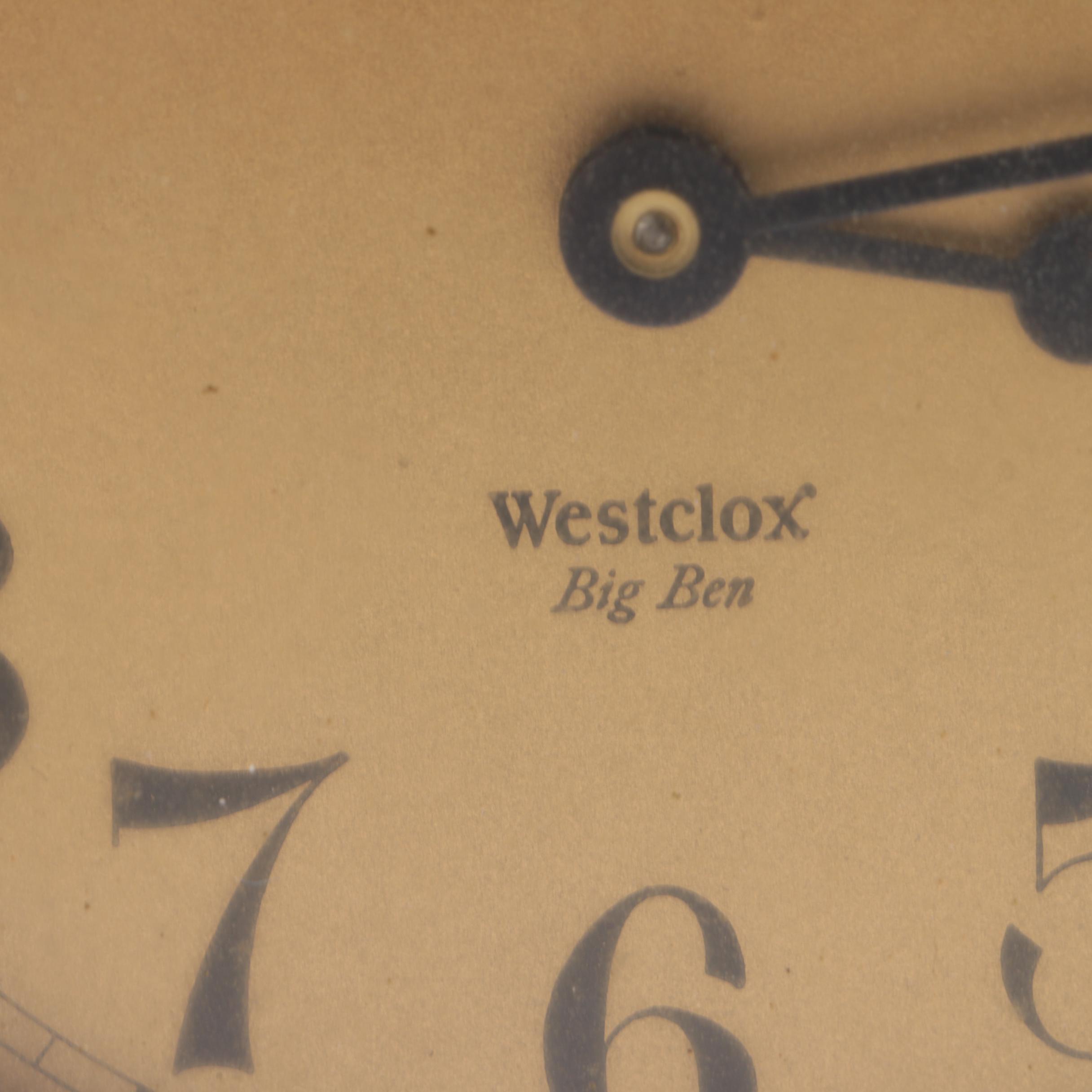 Vintage Westclox Big Ben Pink Alarm Clock