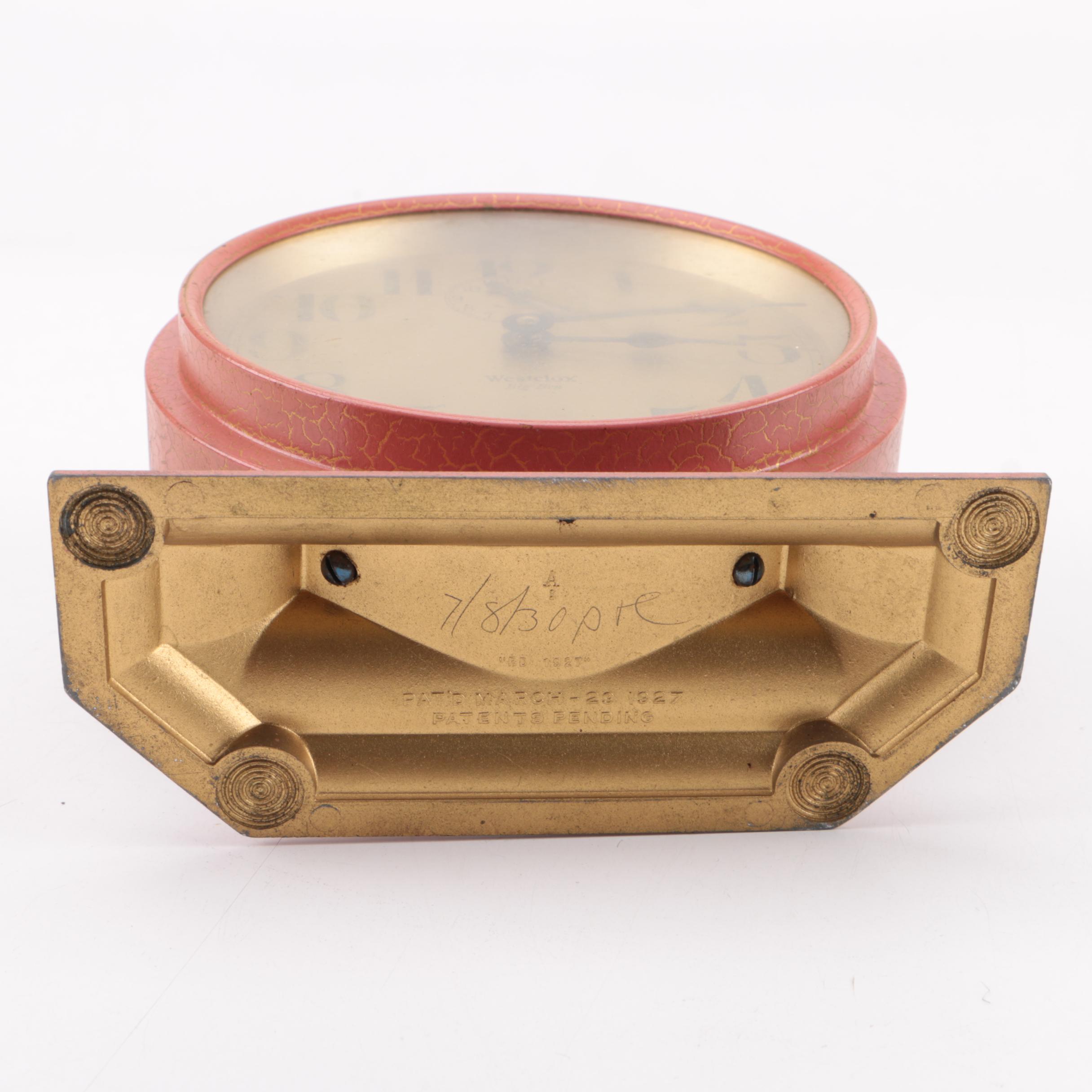 Vintage Westclox Big Ben Pink Alarm Clock