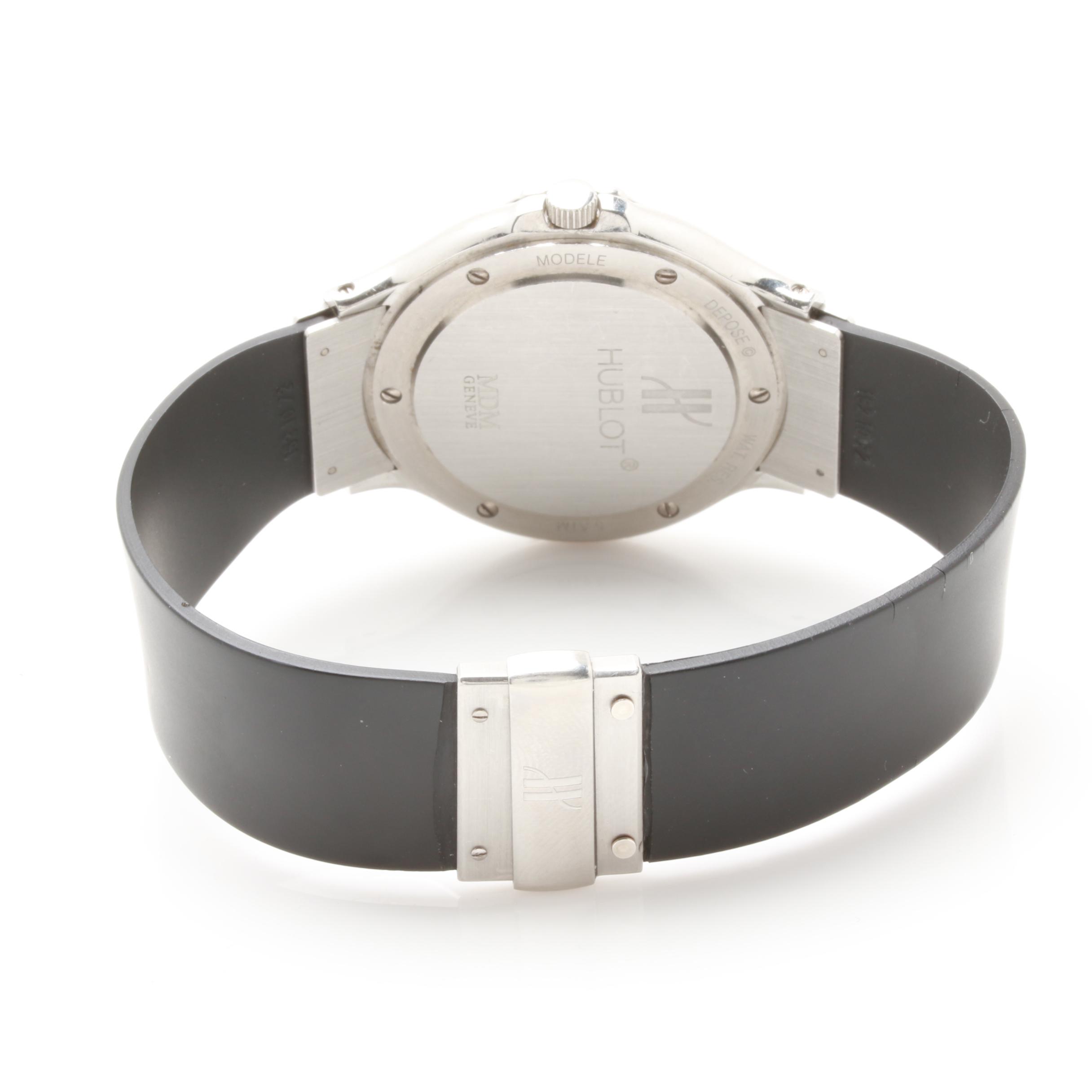 Hublot Stainless Steel Blue Dial Watch