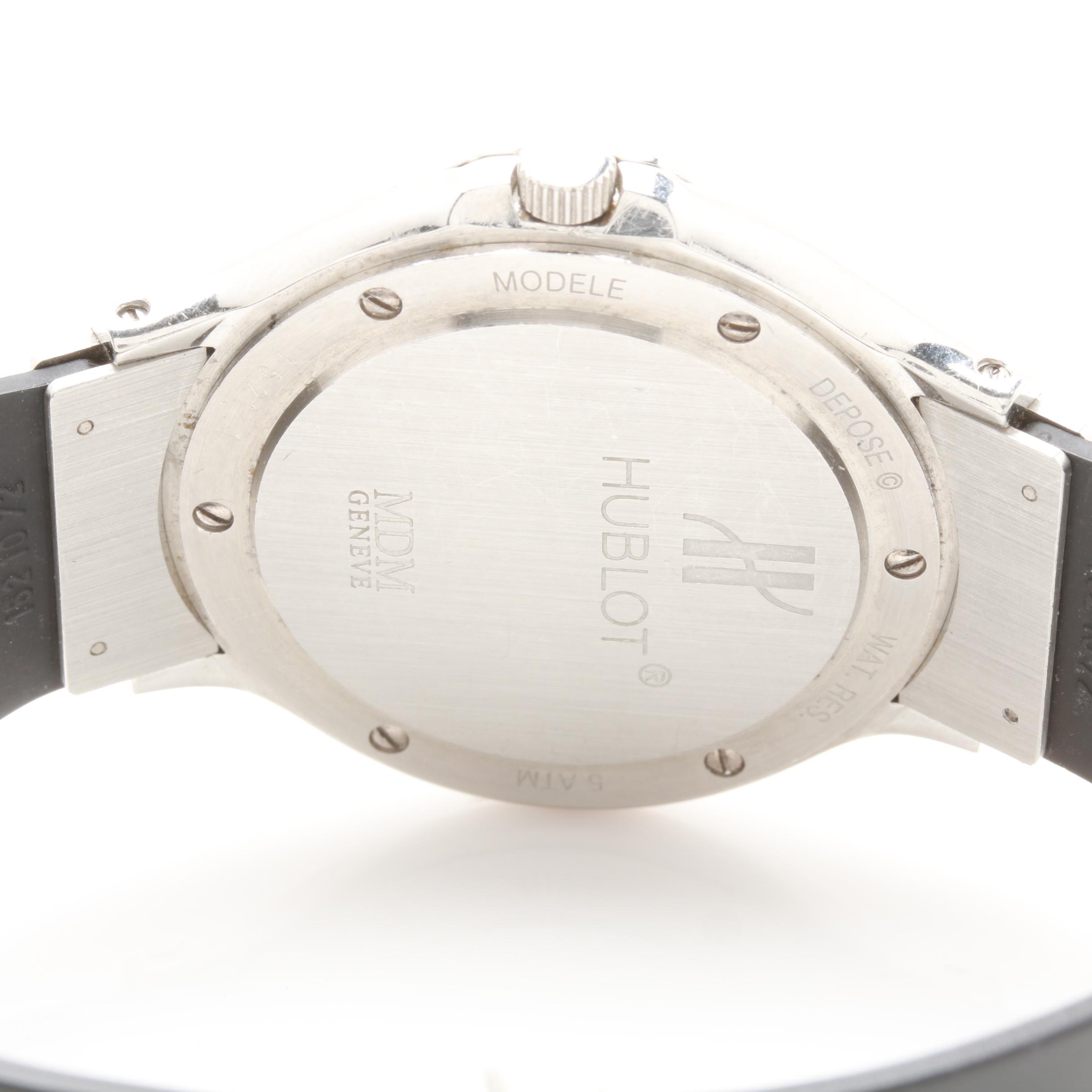 Hublot Stainless Steel Blue Dial Watch