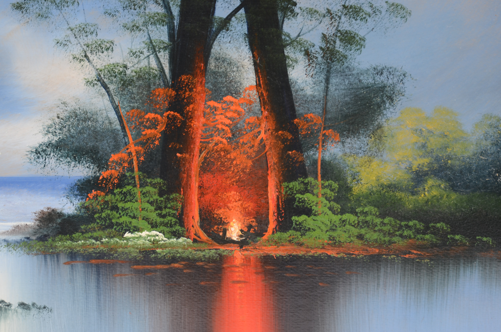 Original Oil on Board Landscape Painting