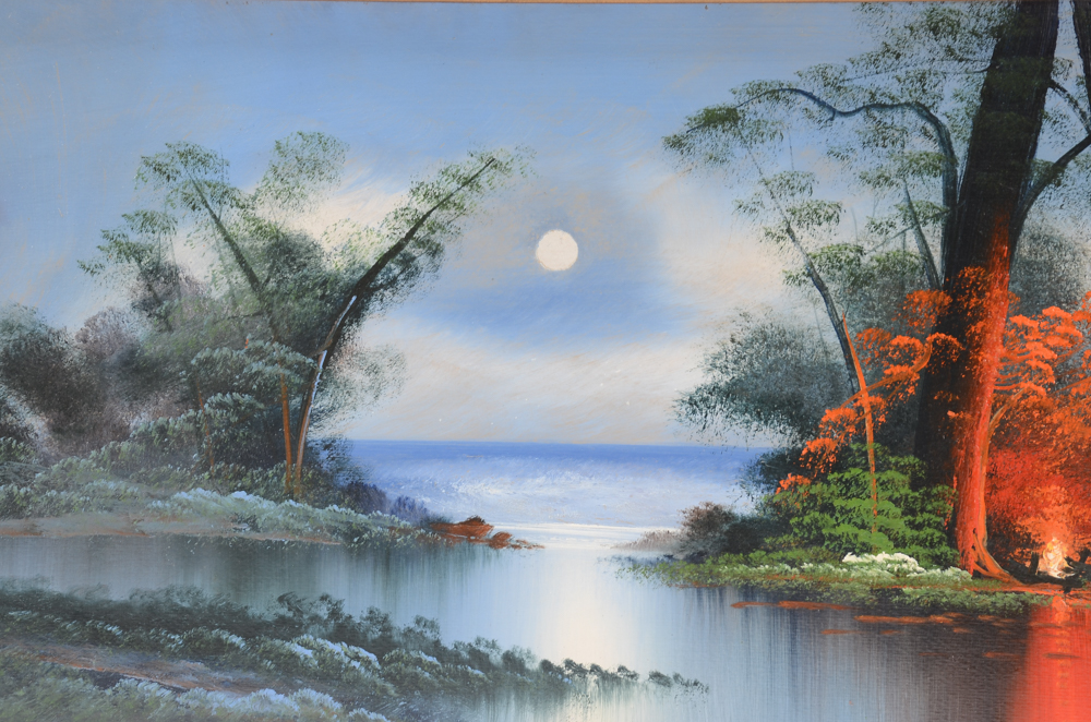 Original Oil on Board Landscape Painting