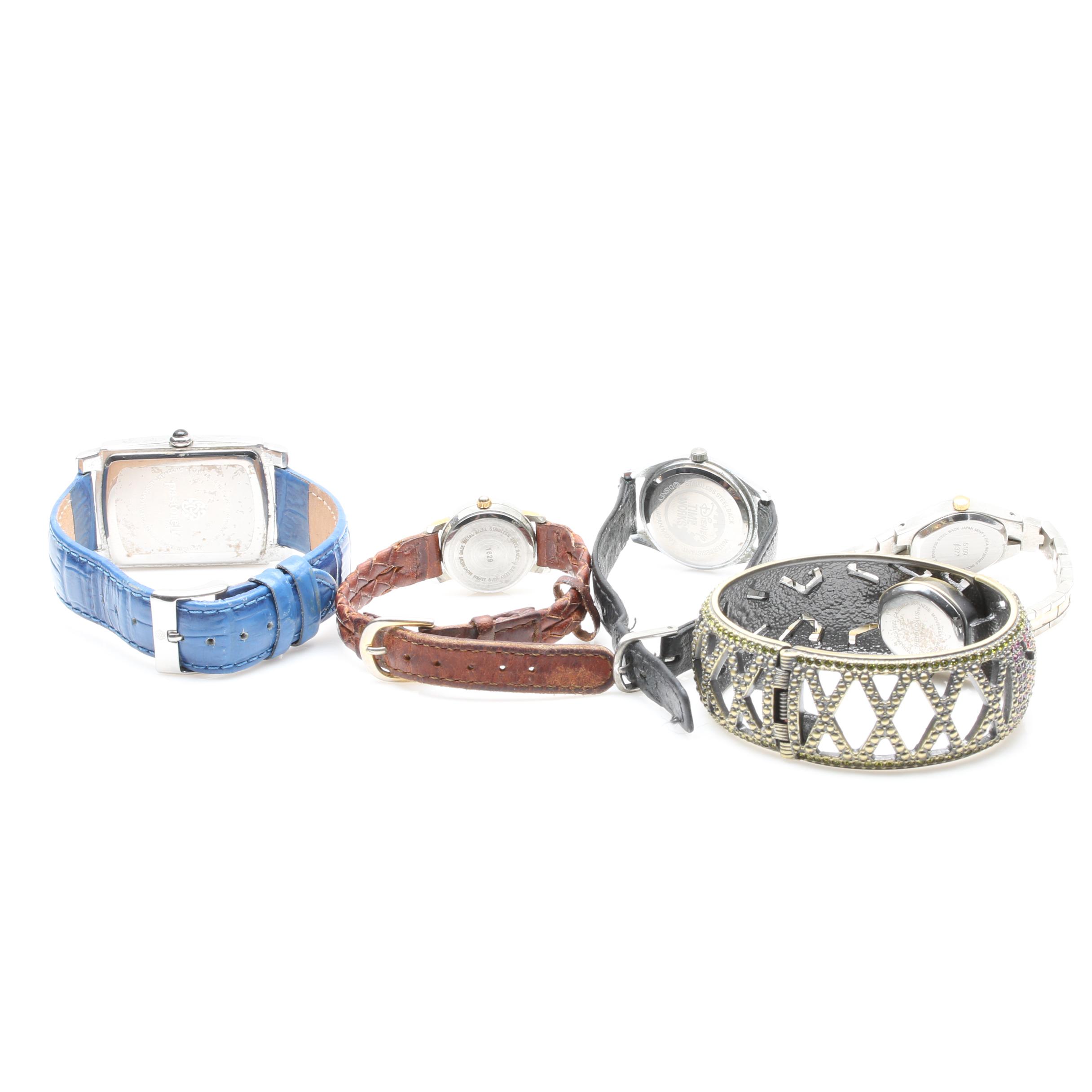 Collection of Watches Including Heidi Daus and Disney