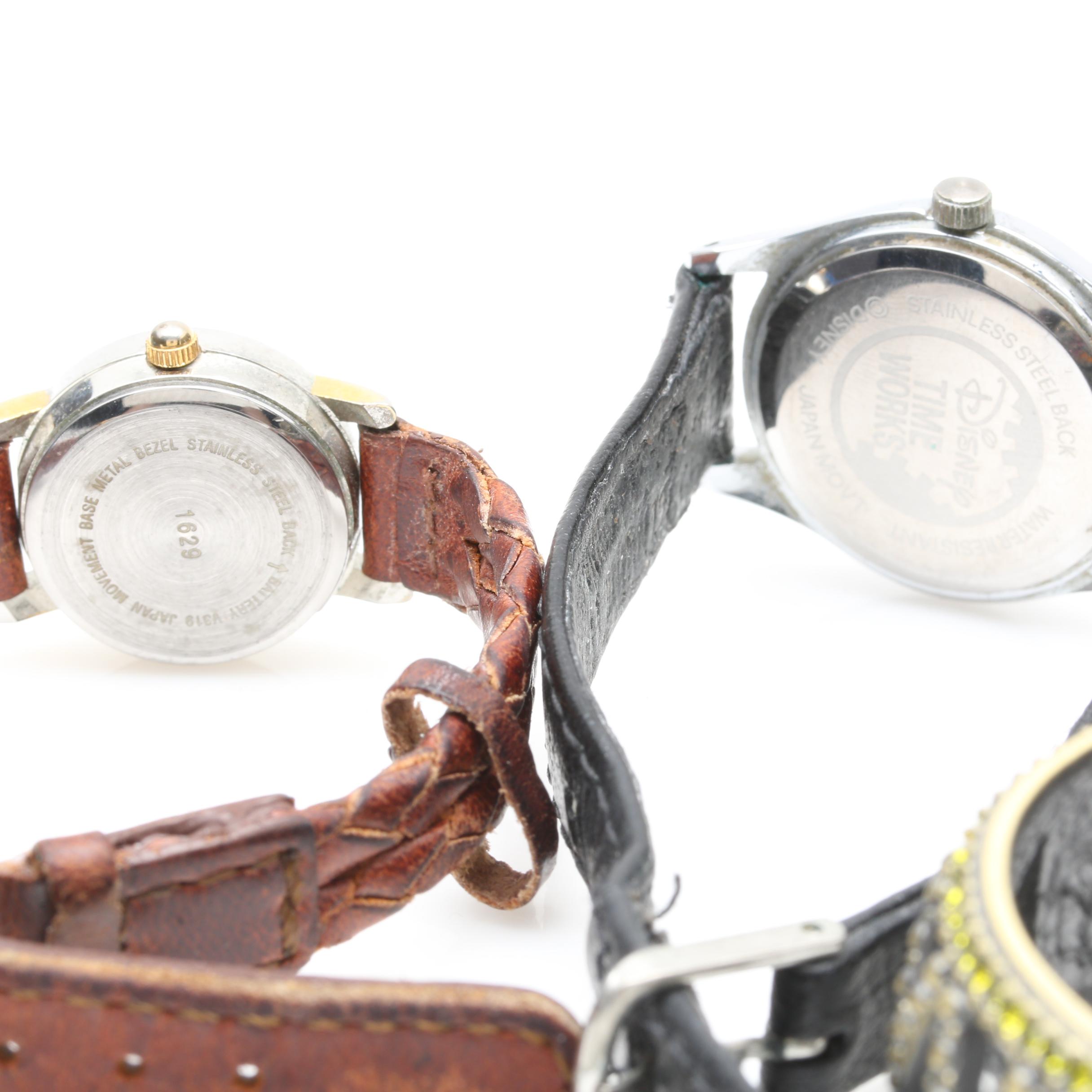 Collection of Watches Including Heidi Daus and Disney
