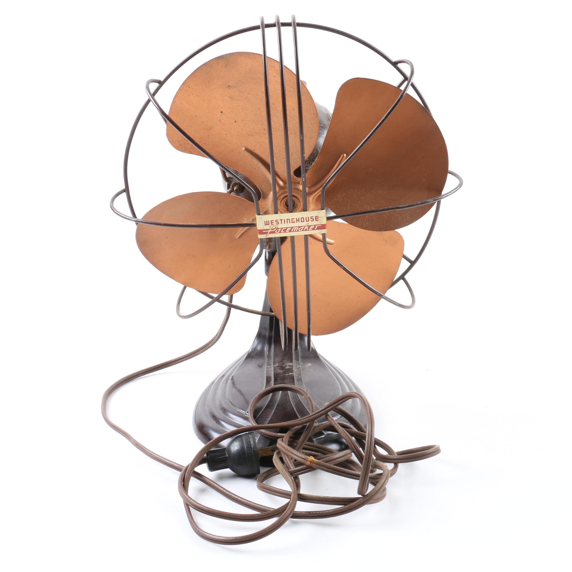 Vintage Art Deco Westinghouse "Pacemaker" Portable Fan