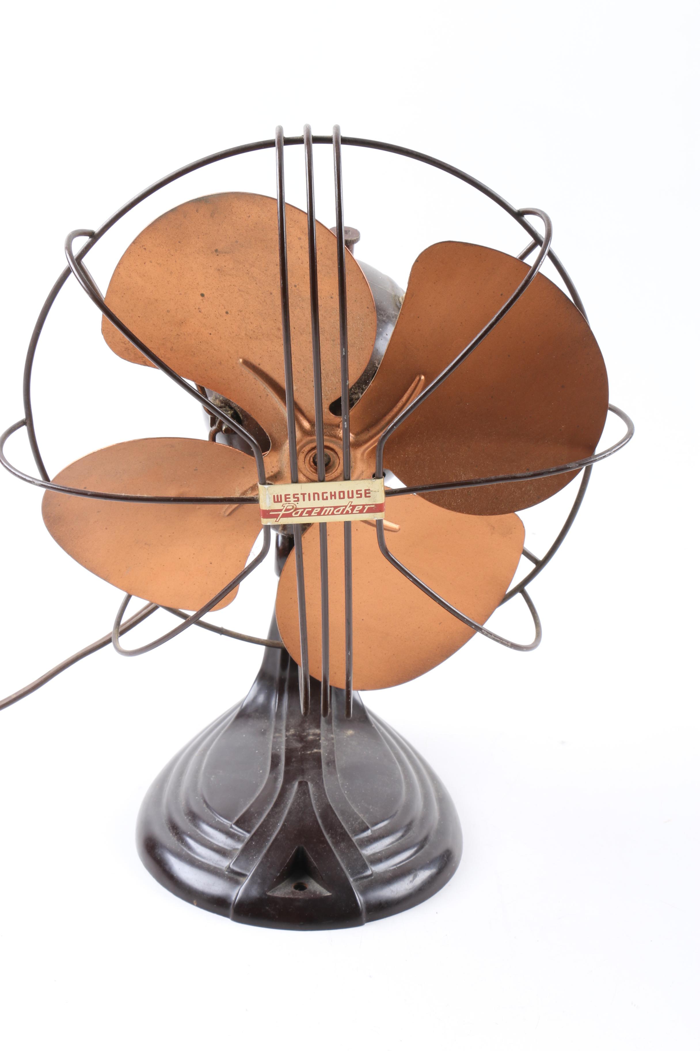Vintage Art Deco Westinghouse "Pacemaker" Portable Fan