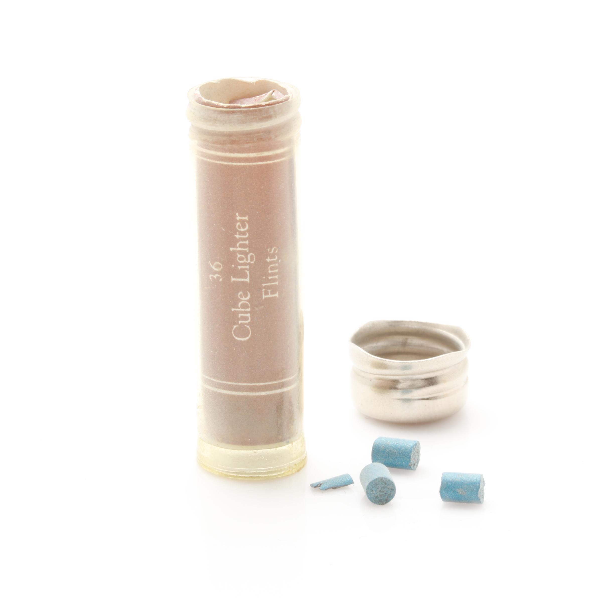 Cartier Gold Plated Lighter with Extra Flints