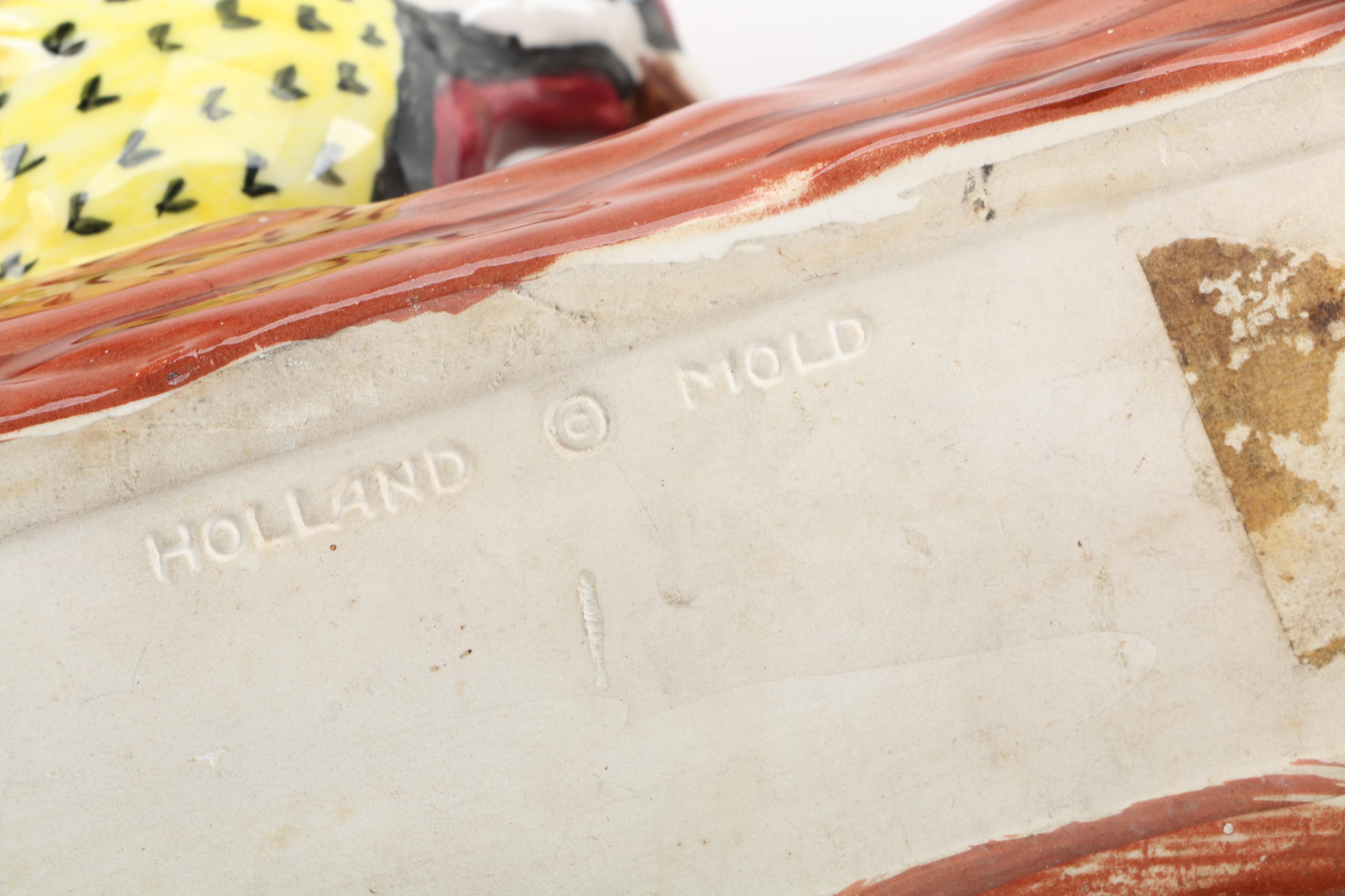 Vintage Japanese and Holland Mold Bird Ceramic Wall Pockets and Vase