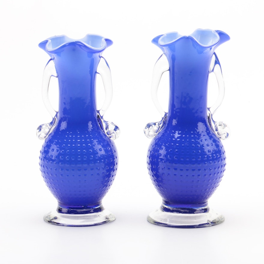Vintage Norcrest Glass Vases