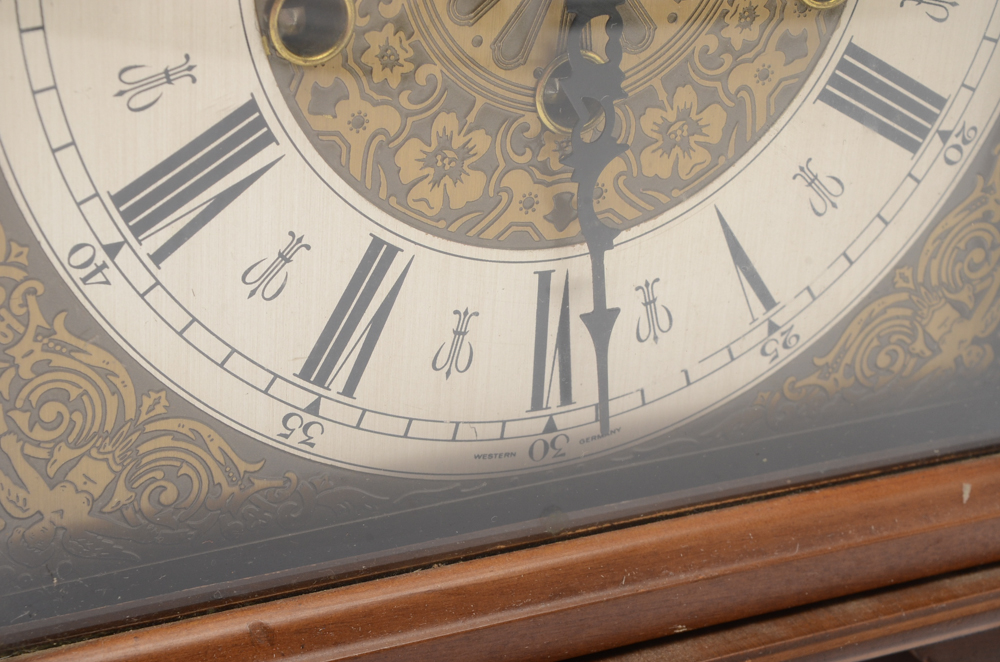 Vintage German-Made Westminster Chiming Mantel Clock by Cuckoo Clock Mfg. Co.