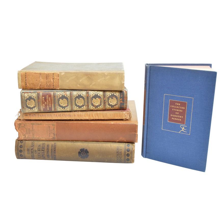 Selection of Antique and Vintage Books with Signed First Editions