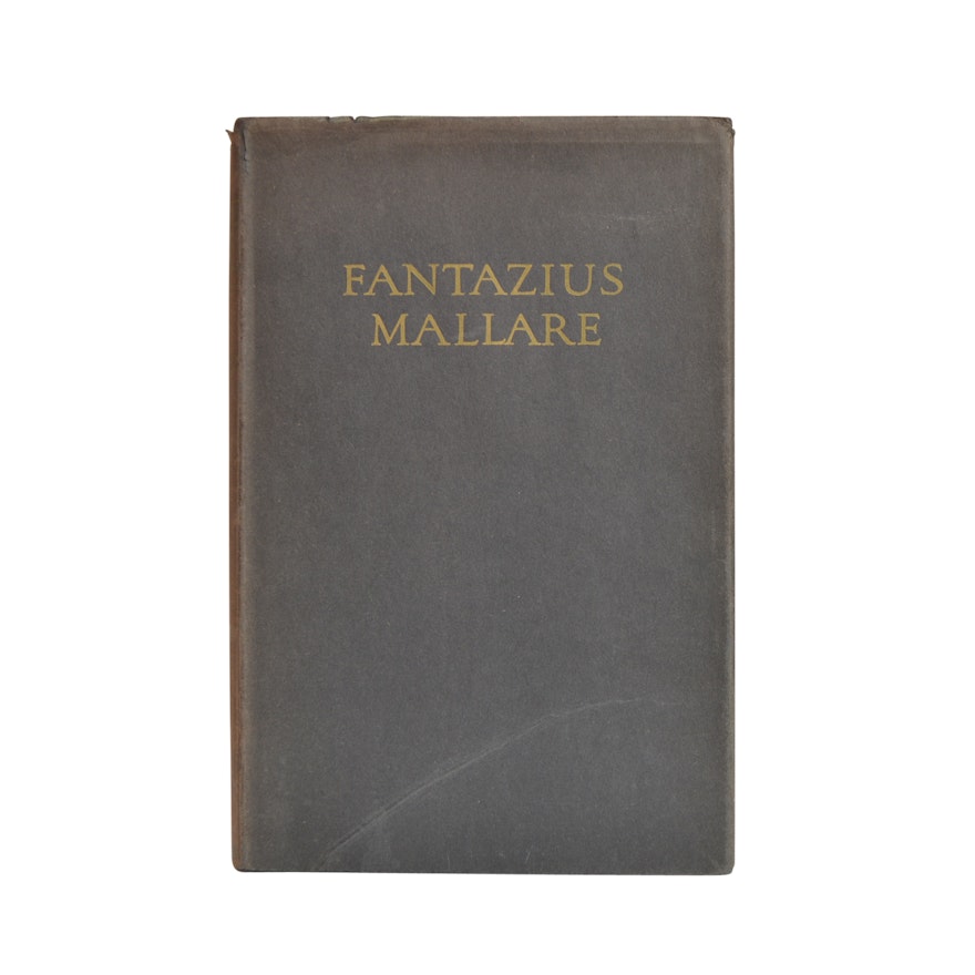 1922 First Edition "Fantazius Mallare" by Ben Hecht