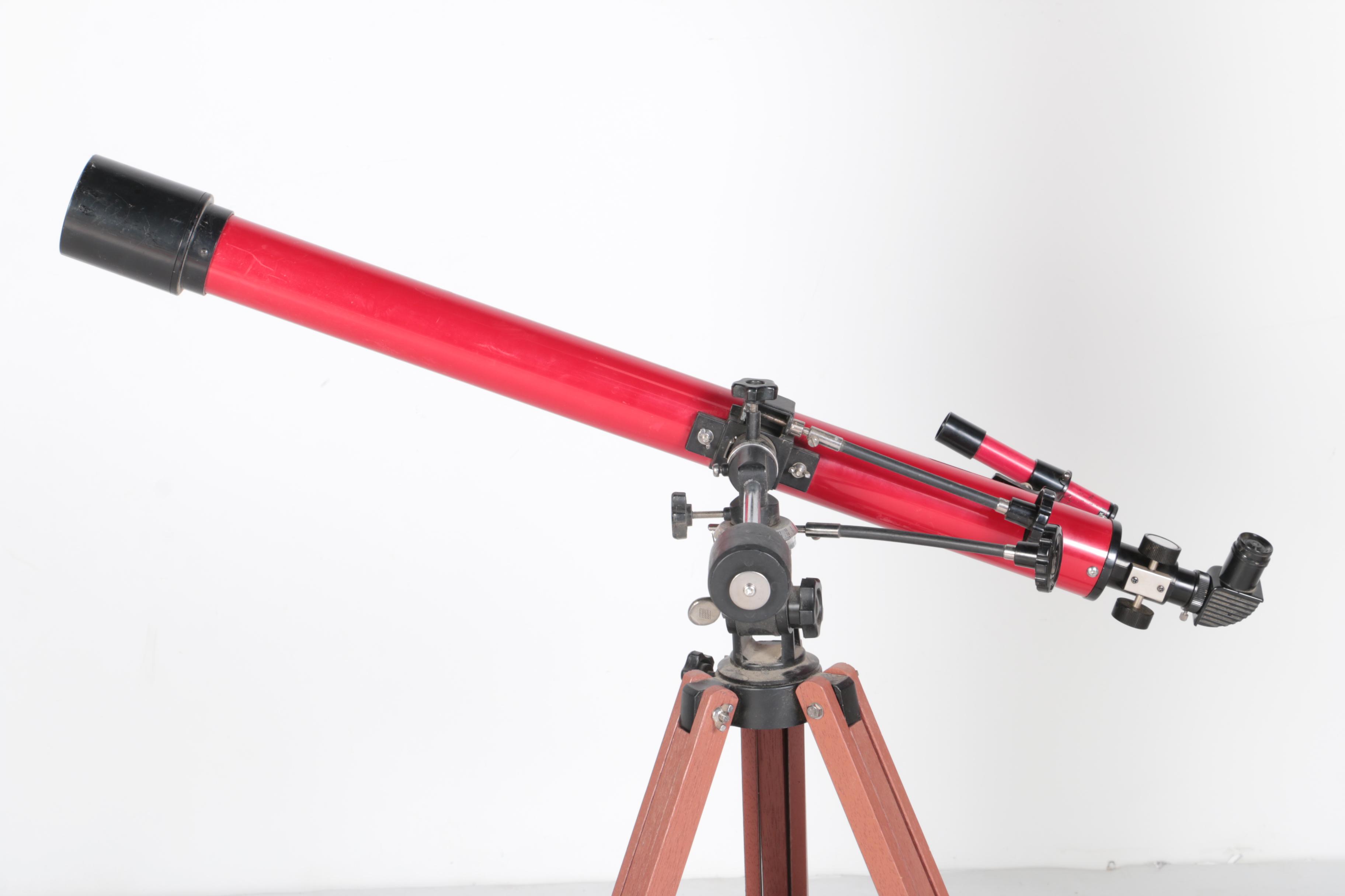 Tasco Model 851TR Telescope with Wooden Tripod