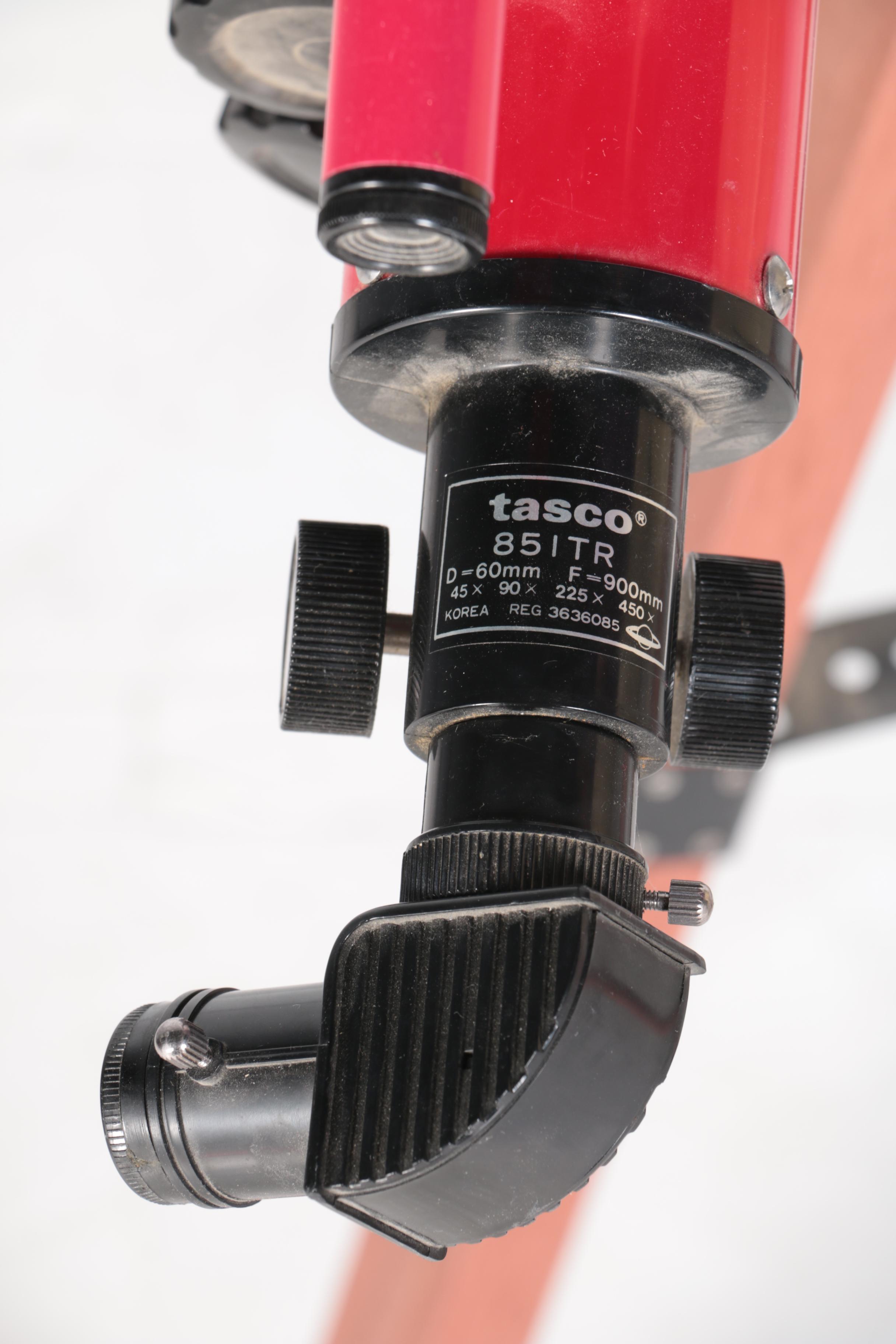 Tasco Model 851TR Telescope with Wooden Tripod