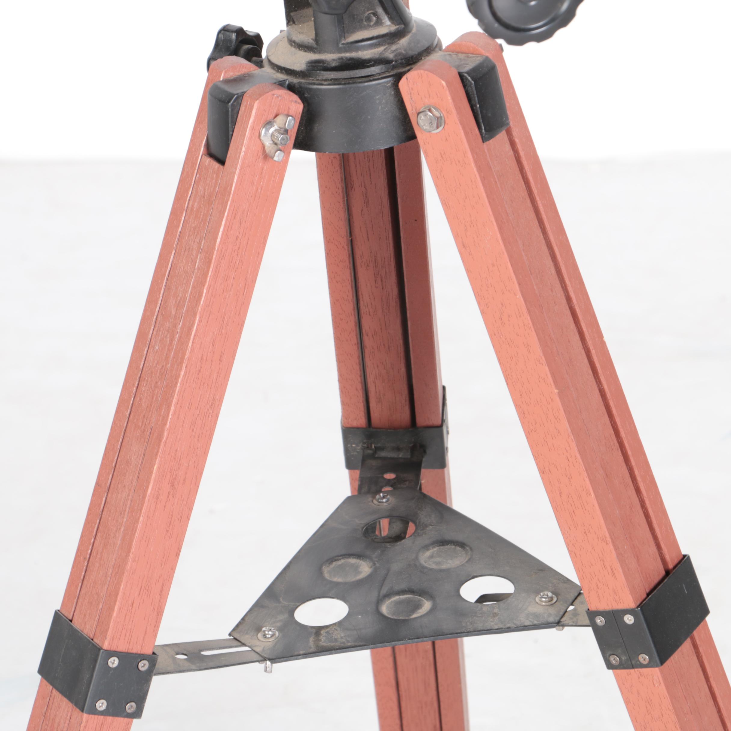 Tasco Model 851TR Telescope with Wooden Tripod