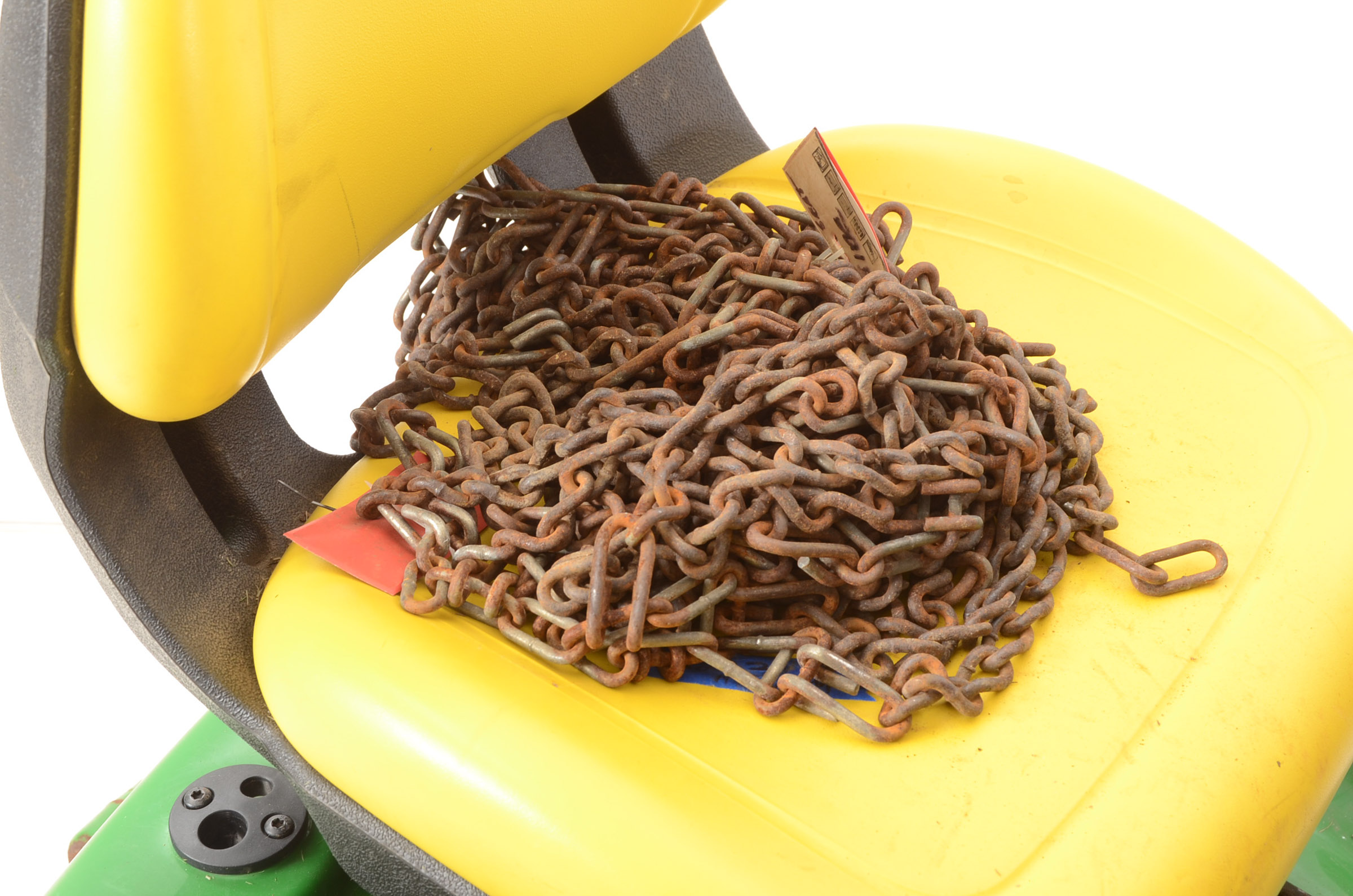 2010 John Deere Select Series X300 Riding Lawn Tractor with Snow Blade and Wagon