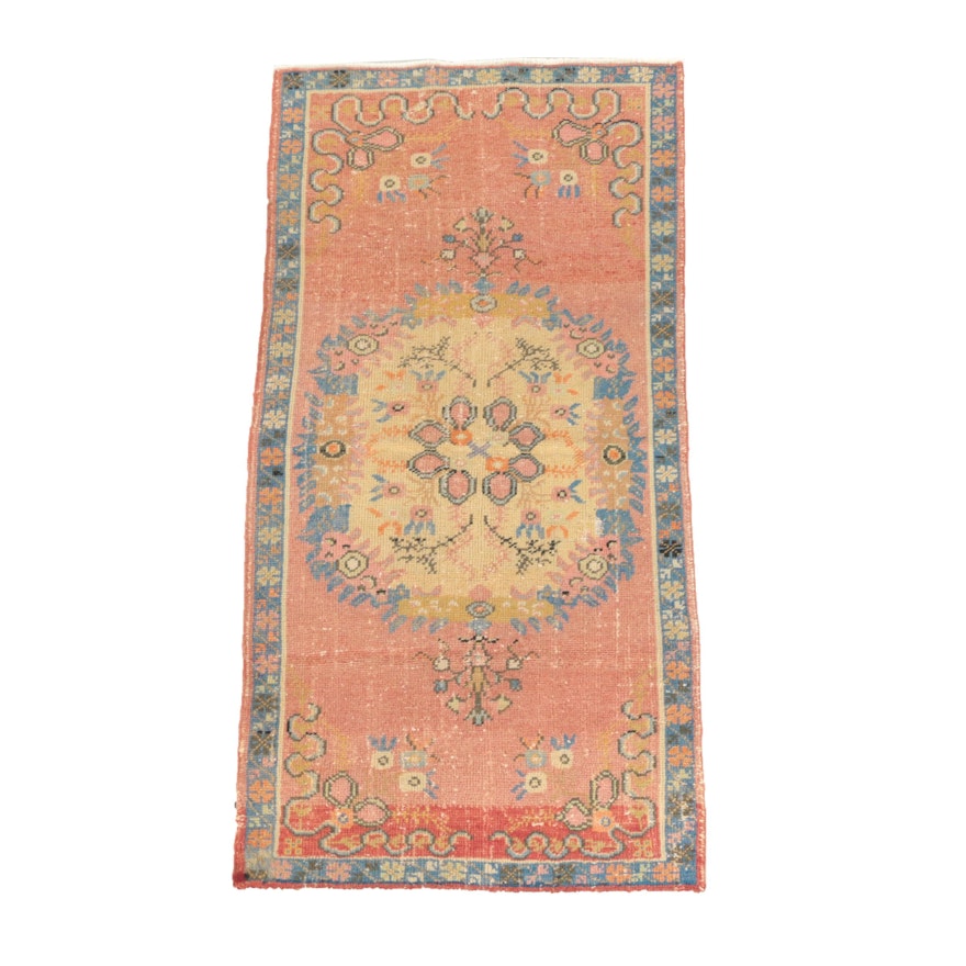 Hand-Knotted Turkish Wool Area Rug