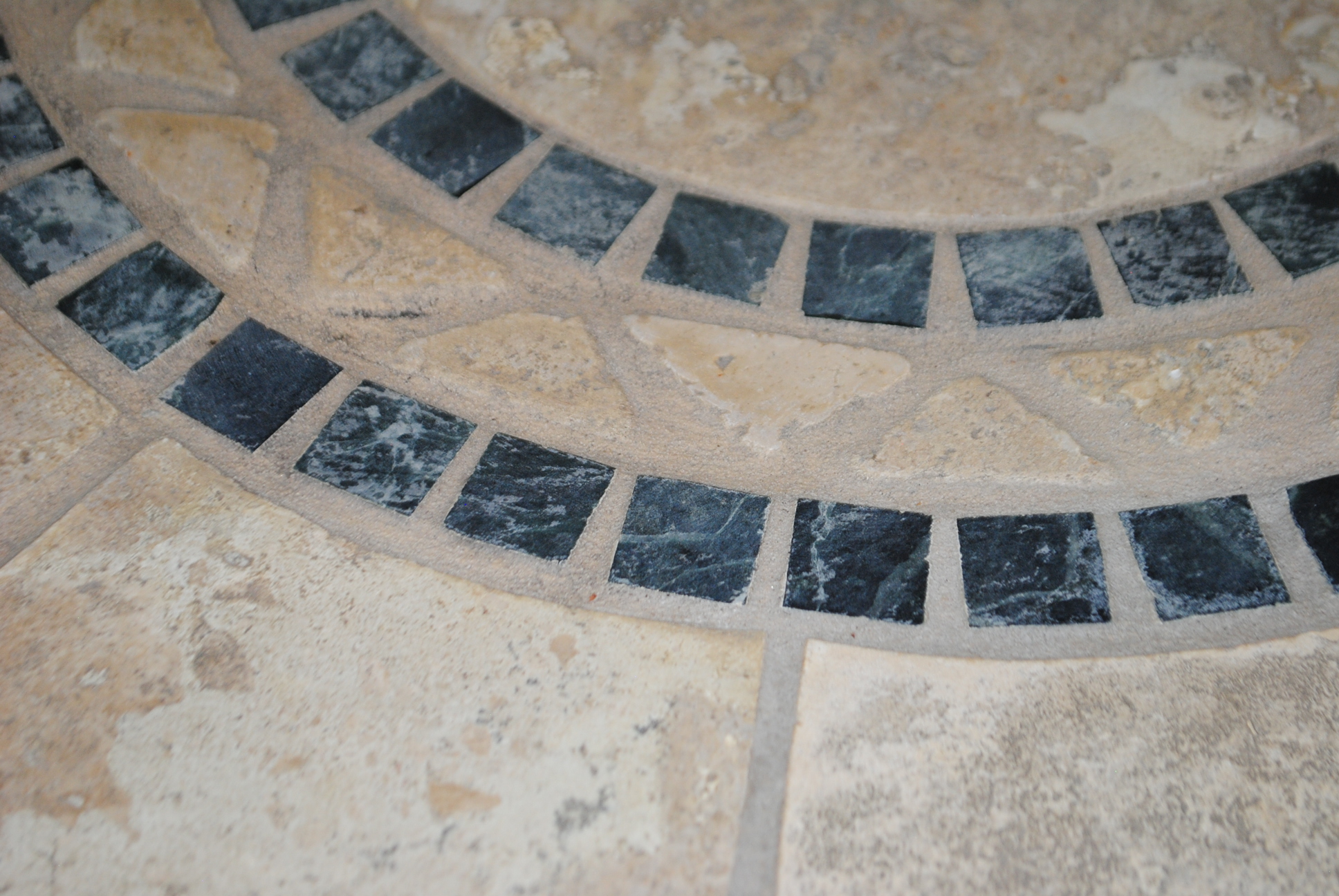 Brown Jordan Solid Stone Patio Table