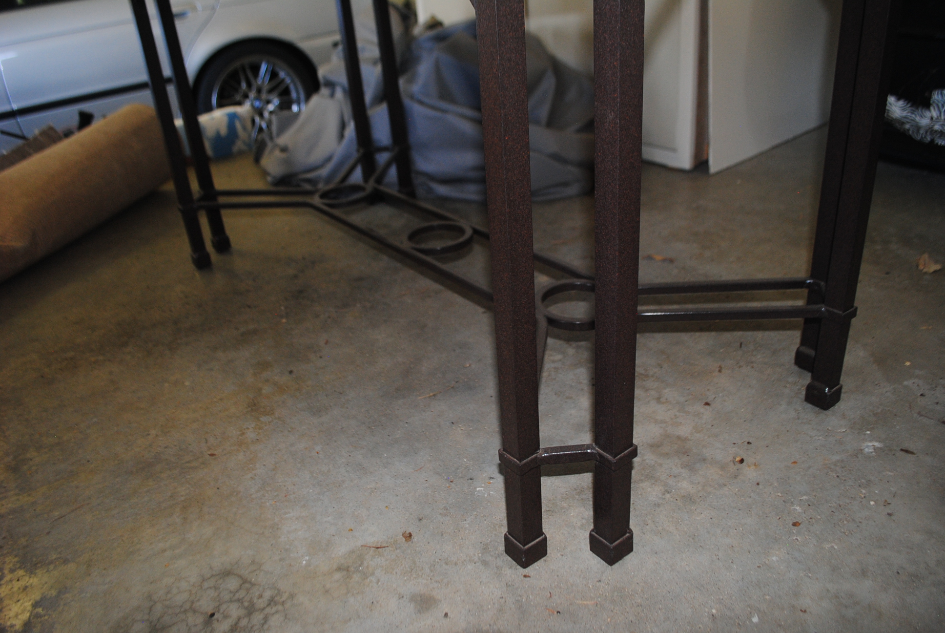 Brown Jordan Solid Stone Patio Table