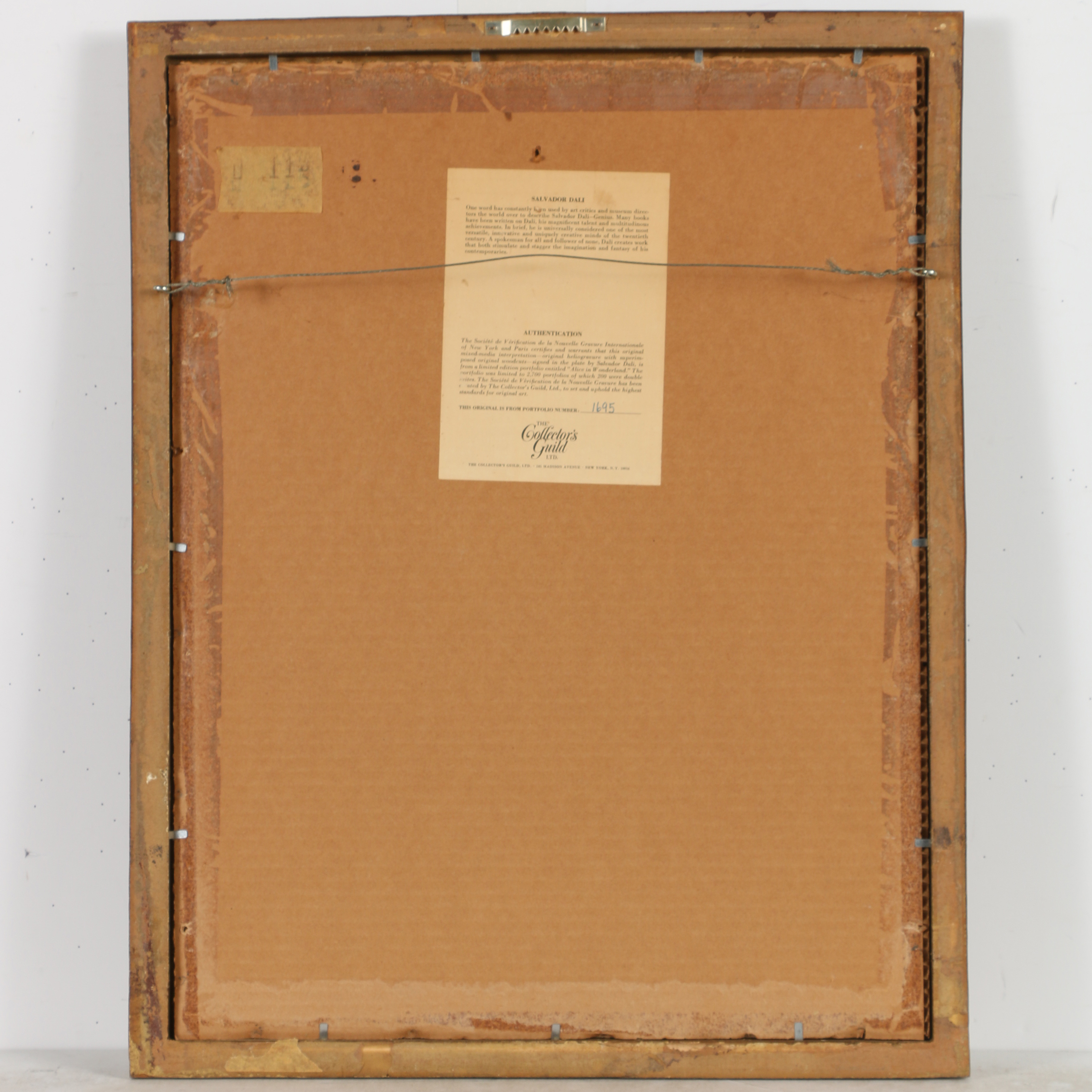 Heliogravure After Salvador Dalí "Down the Rabbit Hole"