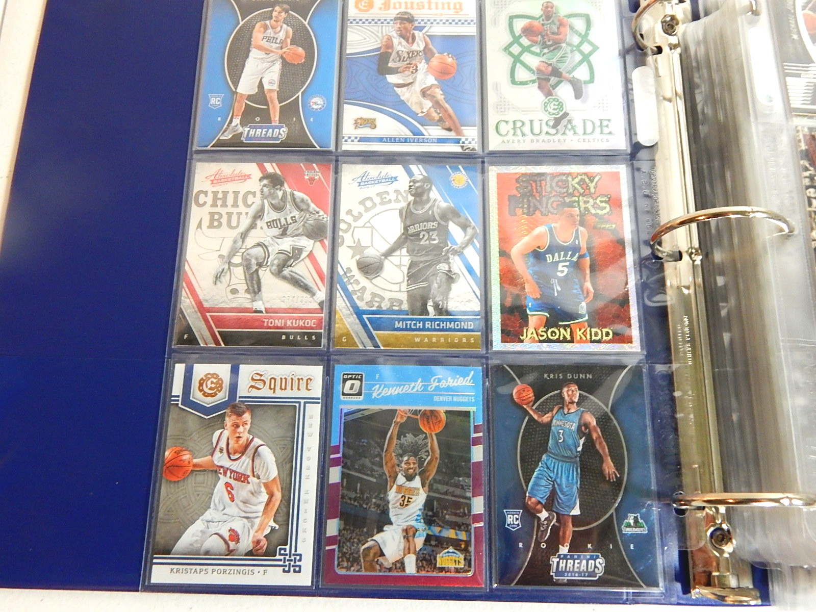 Large NBA Star Basketball Card Collection from 1980s through 2000s