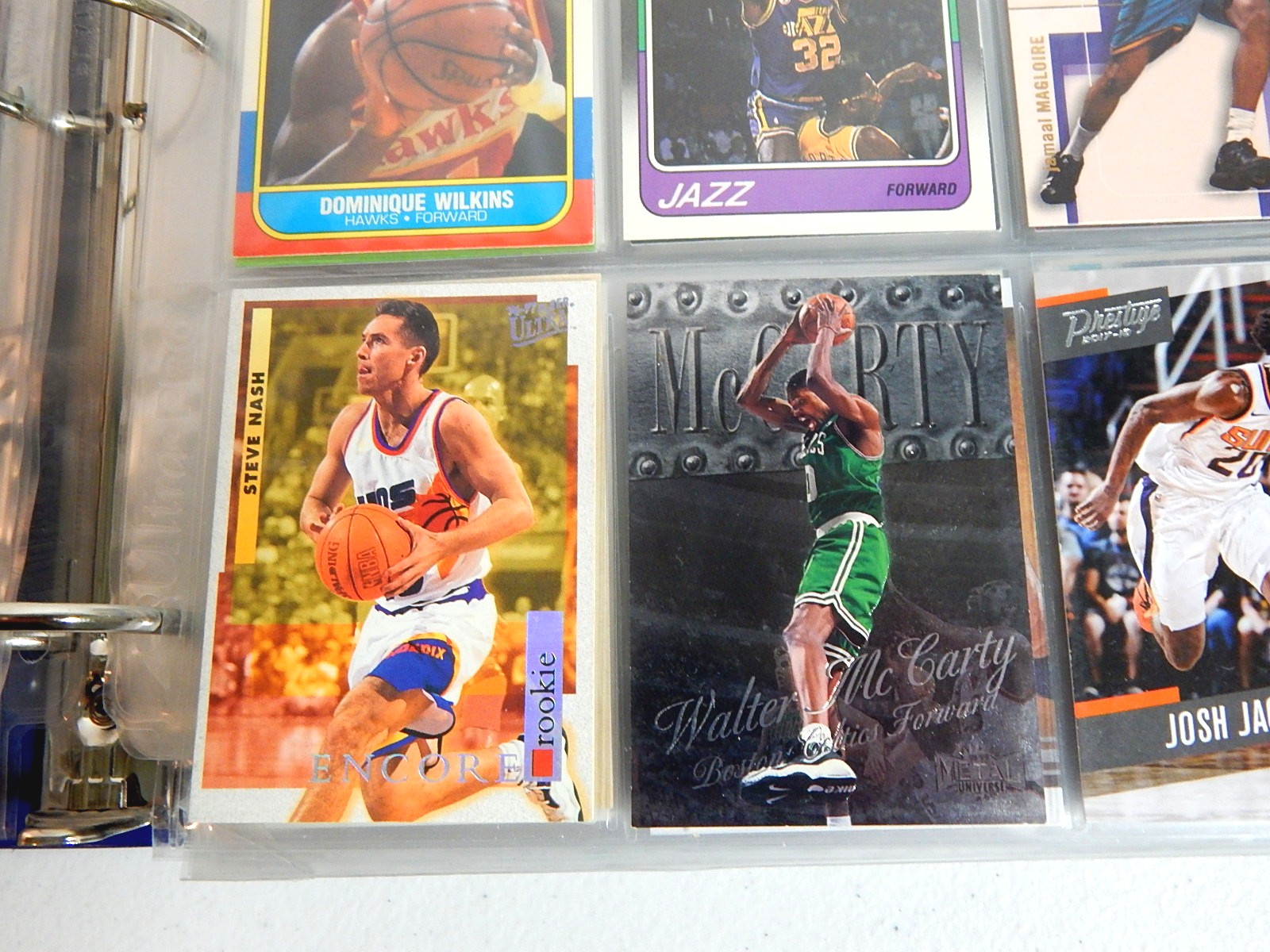 Large NBA Star Basketball Card Collection from 1980s through 2000s