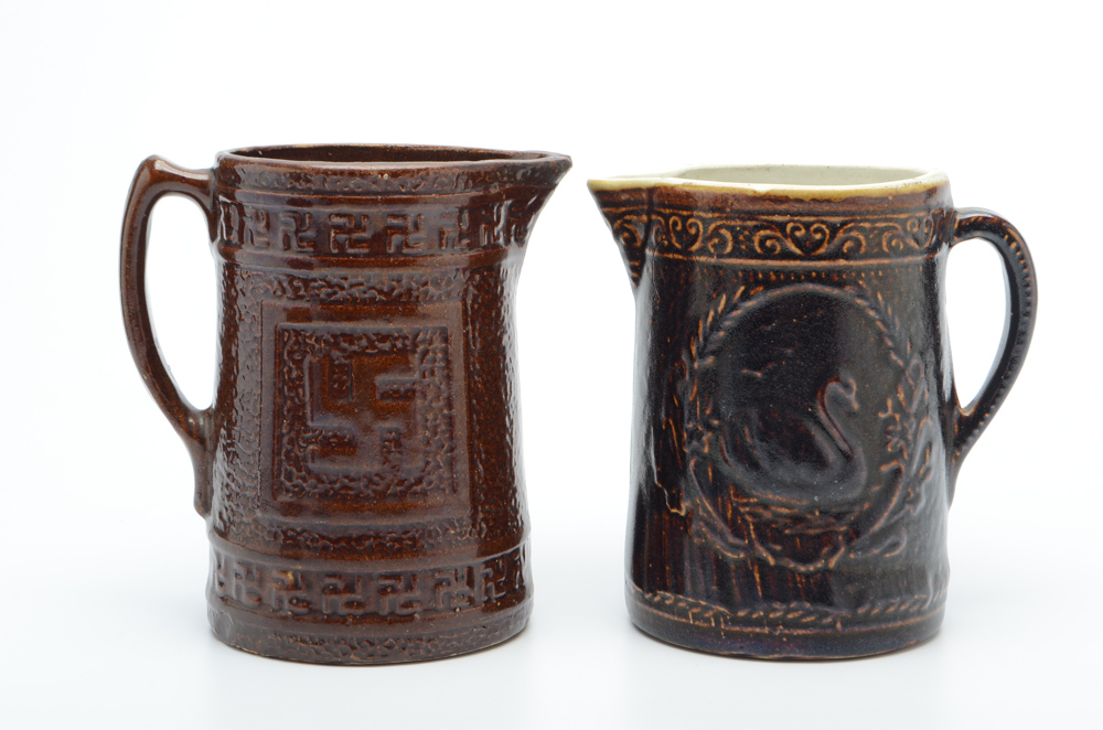 Group of Antique Brown Glazed Ceramic Wares