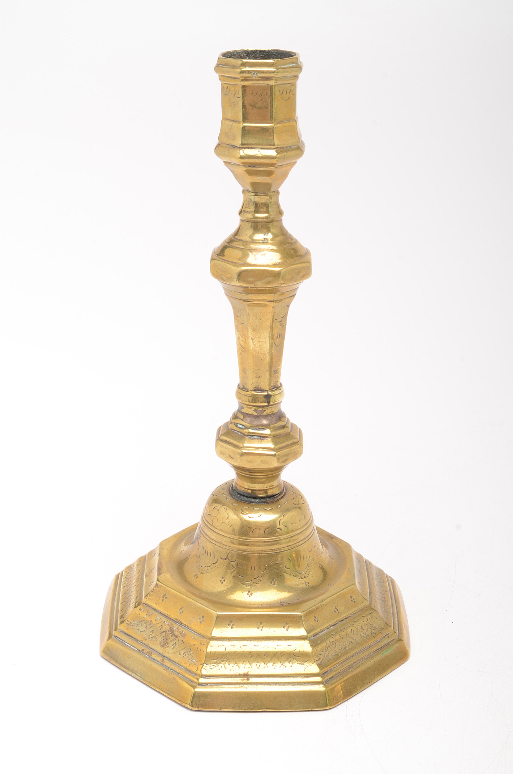 Pair of English Brass Candle Sticks