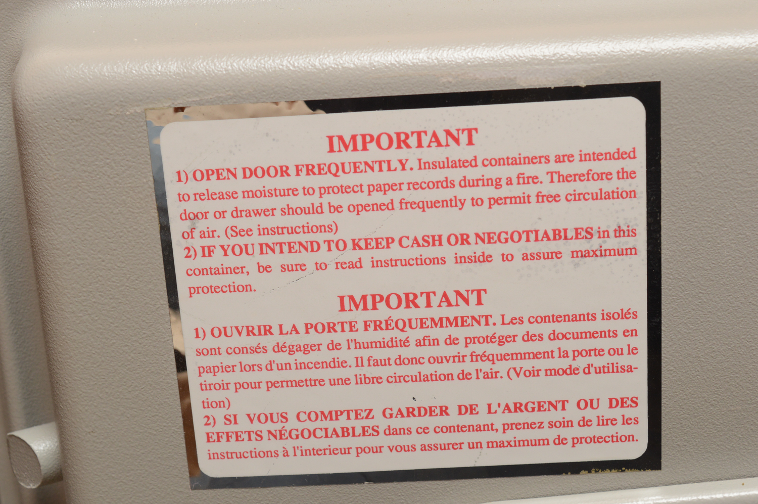 Sentry Floor Safe 6330