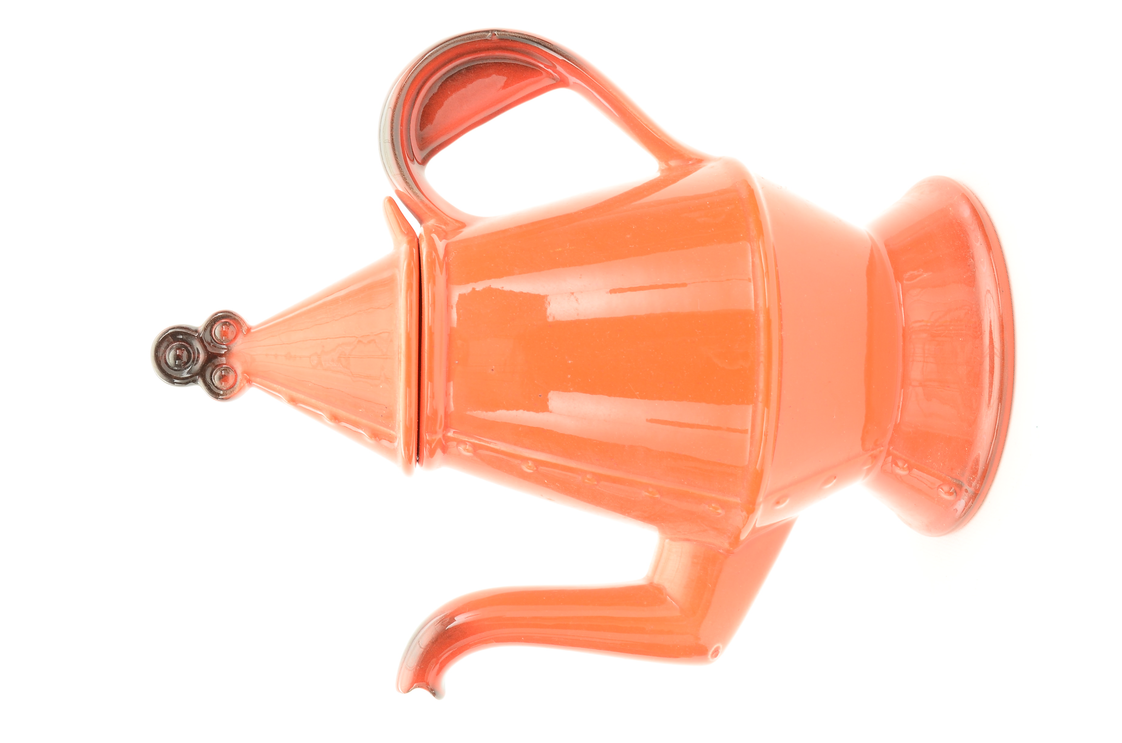 Sixteen Piece Set of Brick Glazed Earthenware Serveware