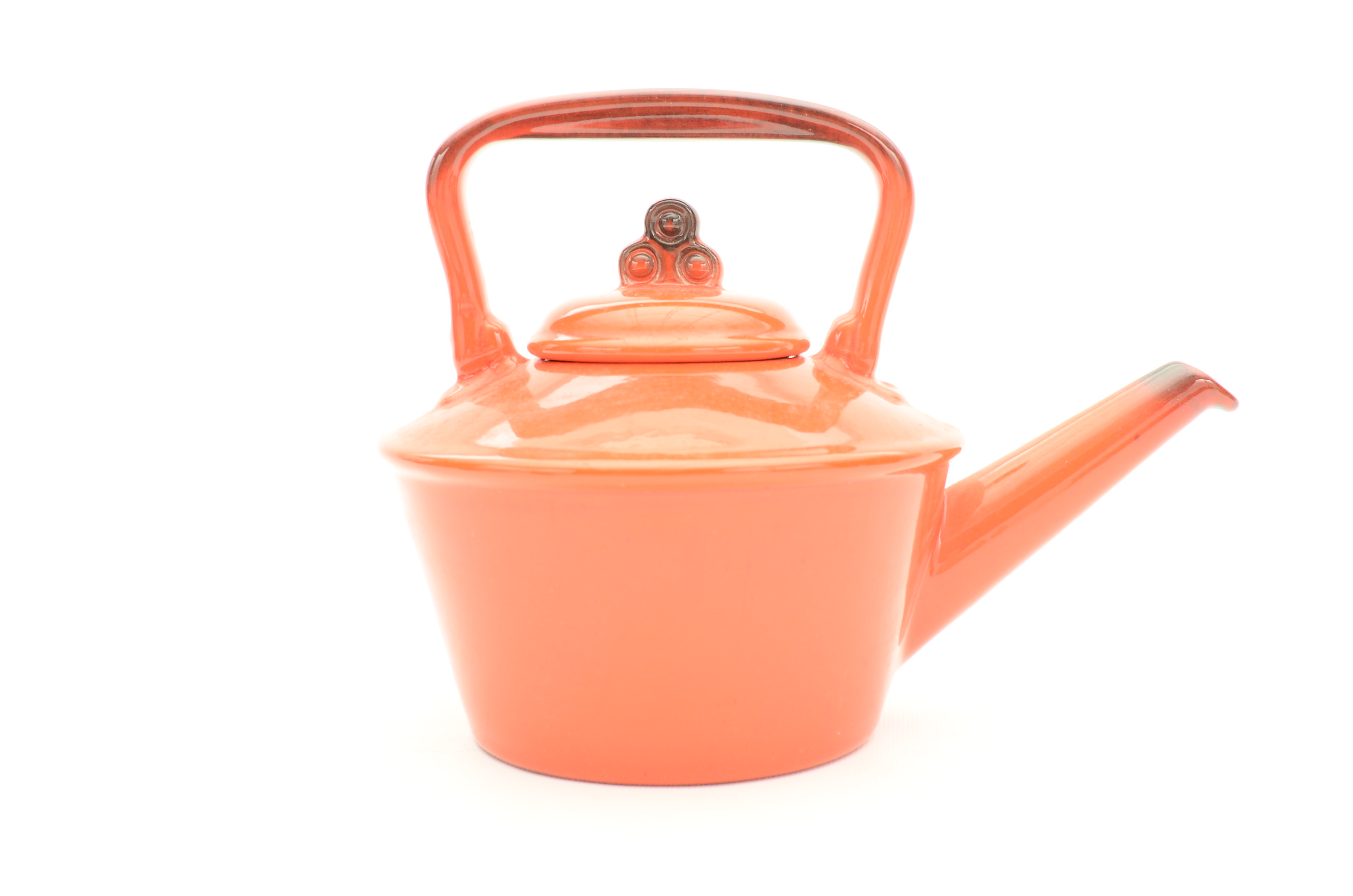 Sixteen Piece Set of Brick Glazed Earthenware Serveware