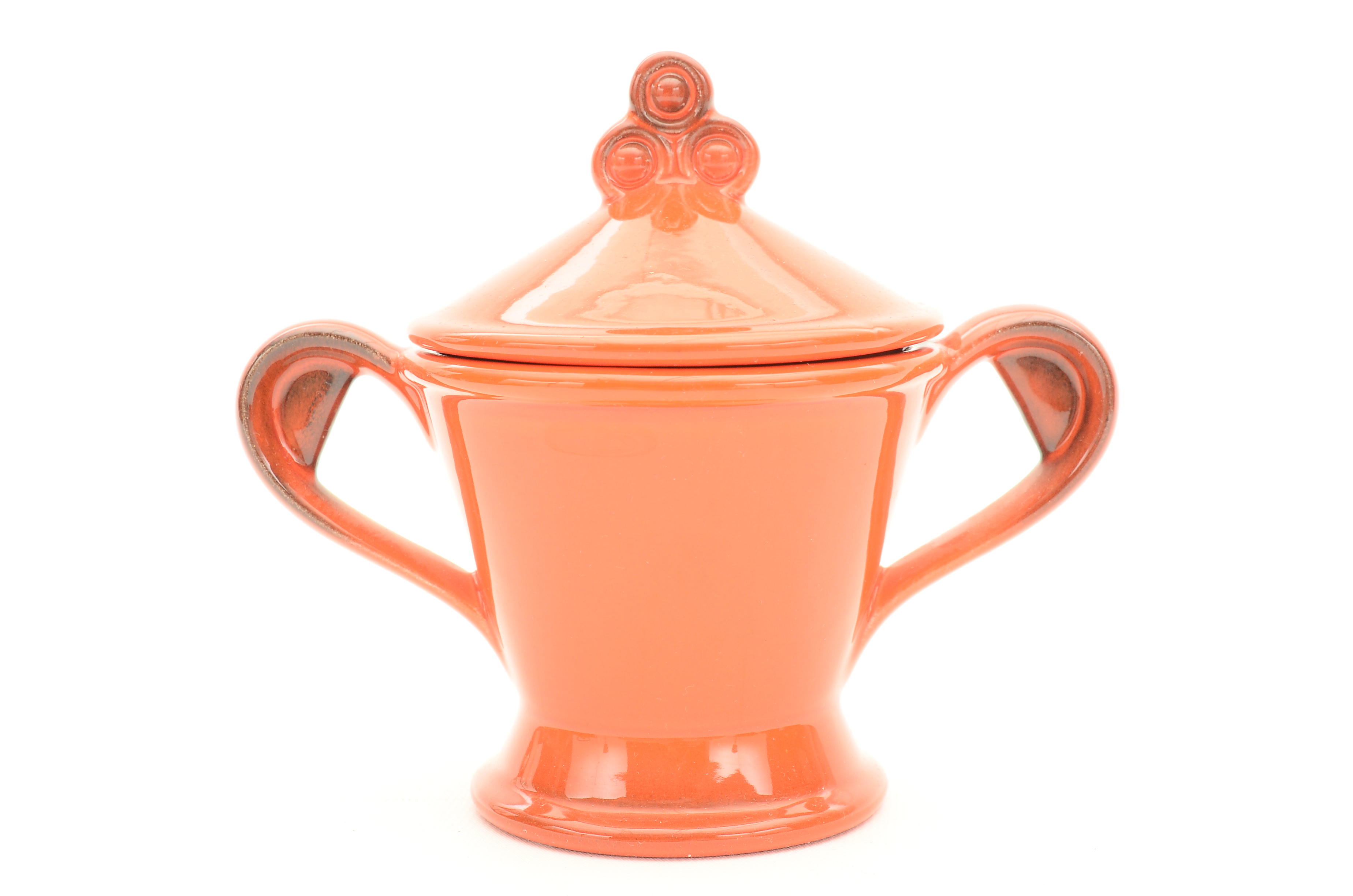 Sixteen Piece Set of Brick Glazed Earthenware Serveware