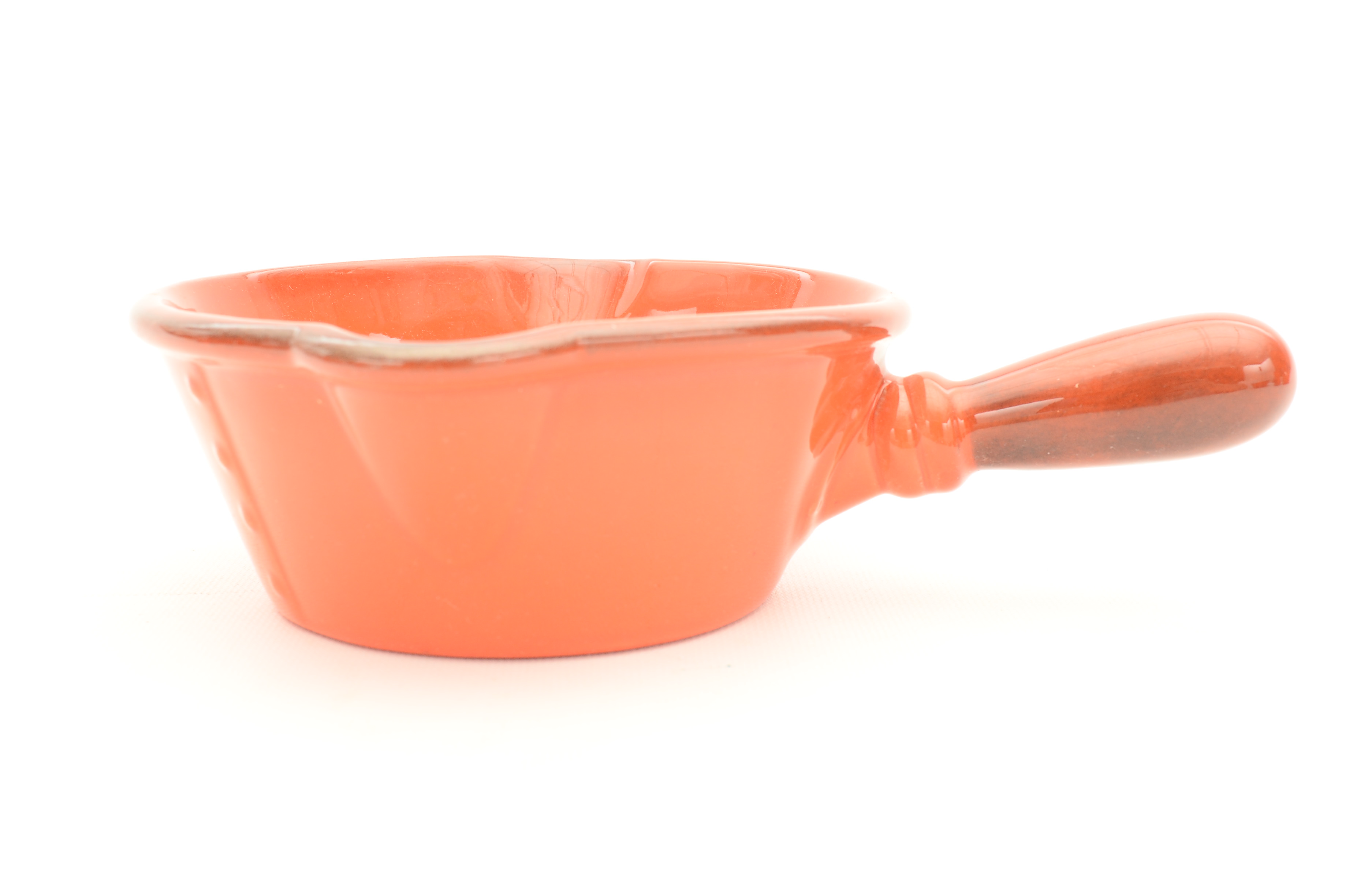 Sixteen Piece Set of Brick Glazed Earthenware Serveware