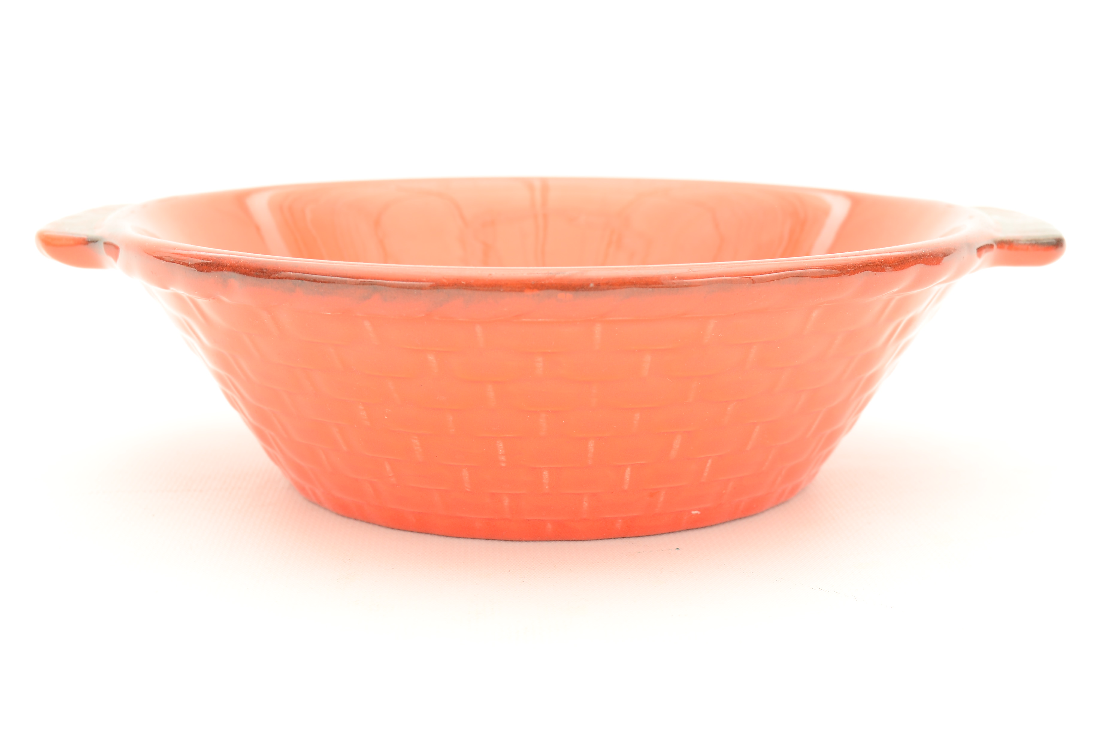 Sixteen Piece Set of Brick Glazed Earthenware Serveware