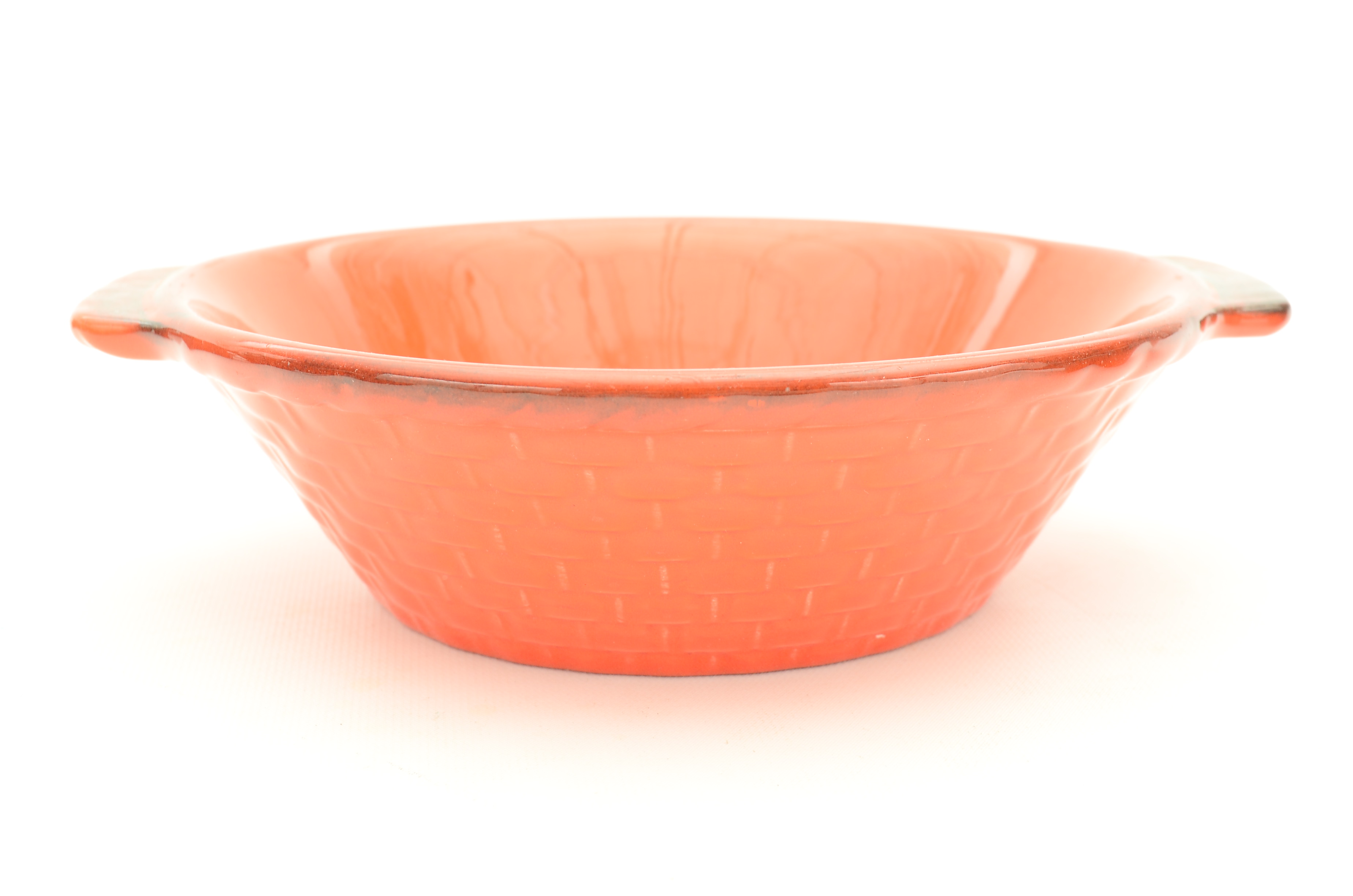 Sixteen Piece Set of Brick Glazed Earthenware Serveware