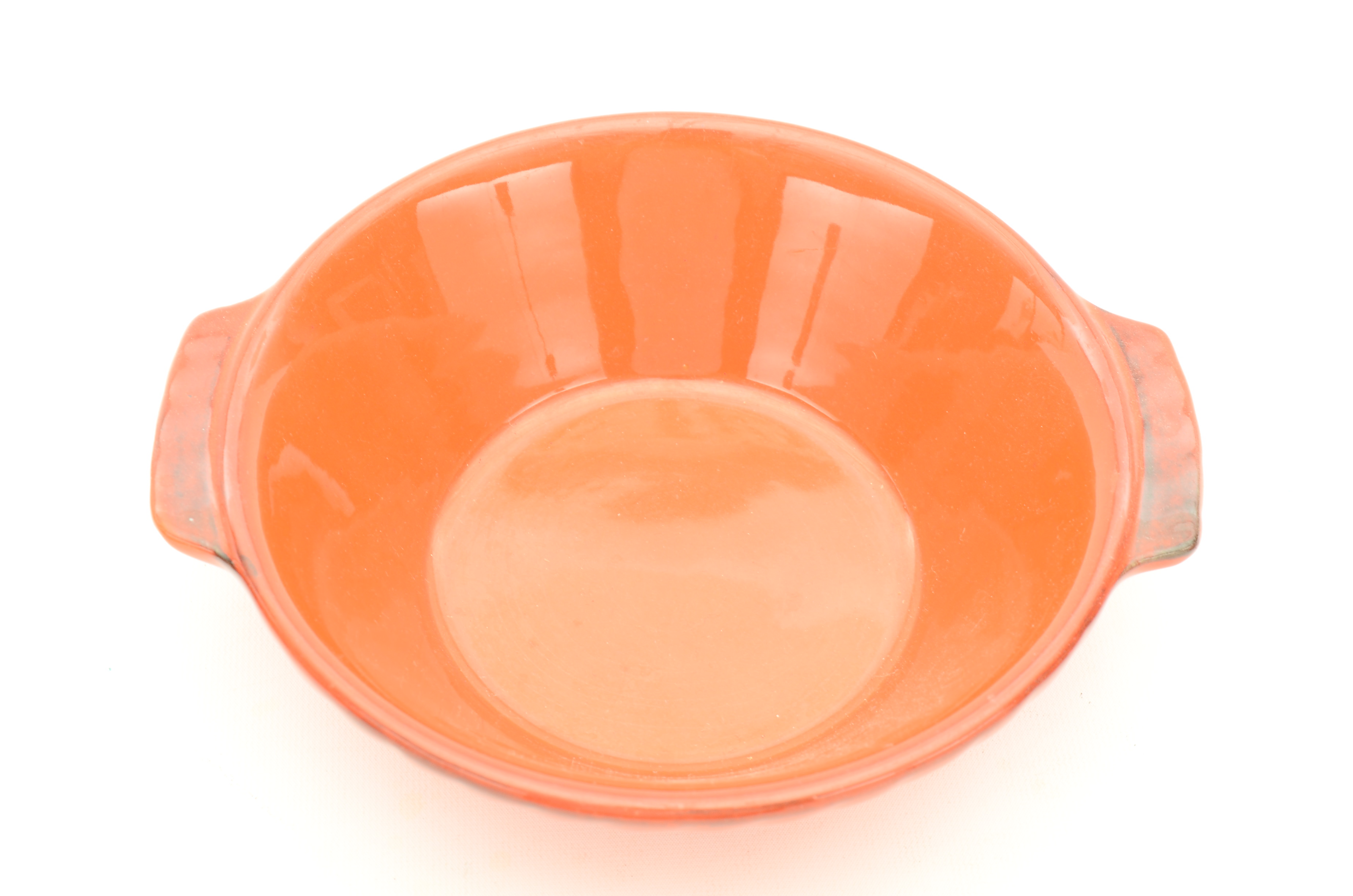 Sixteen Piece Set of Brick Glazed Earthenware Serveware