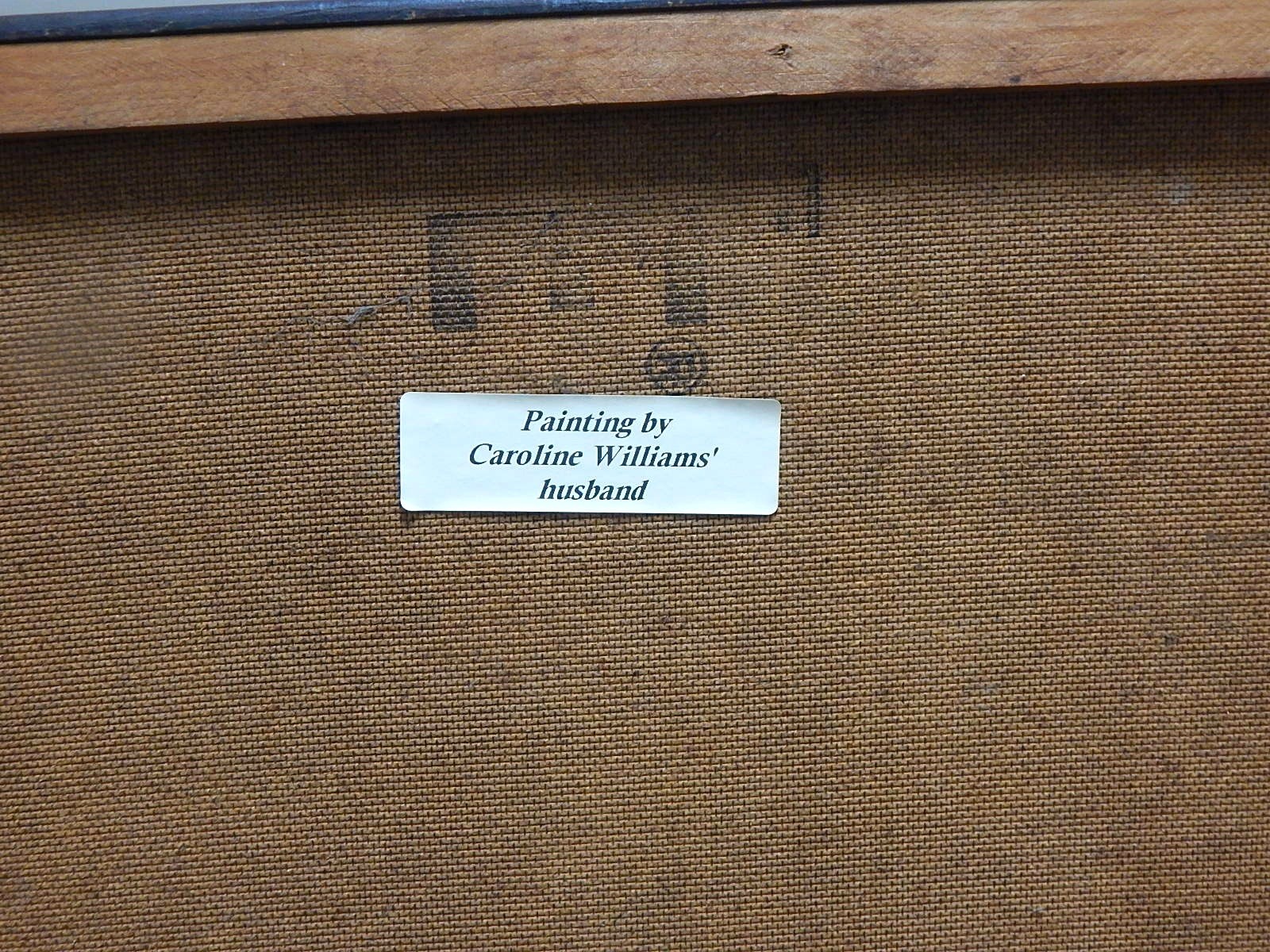 Original Oil Painting on Silk of Tree Signed "Maury"