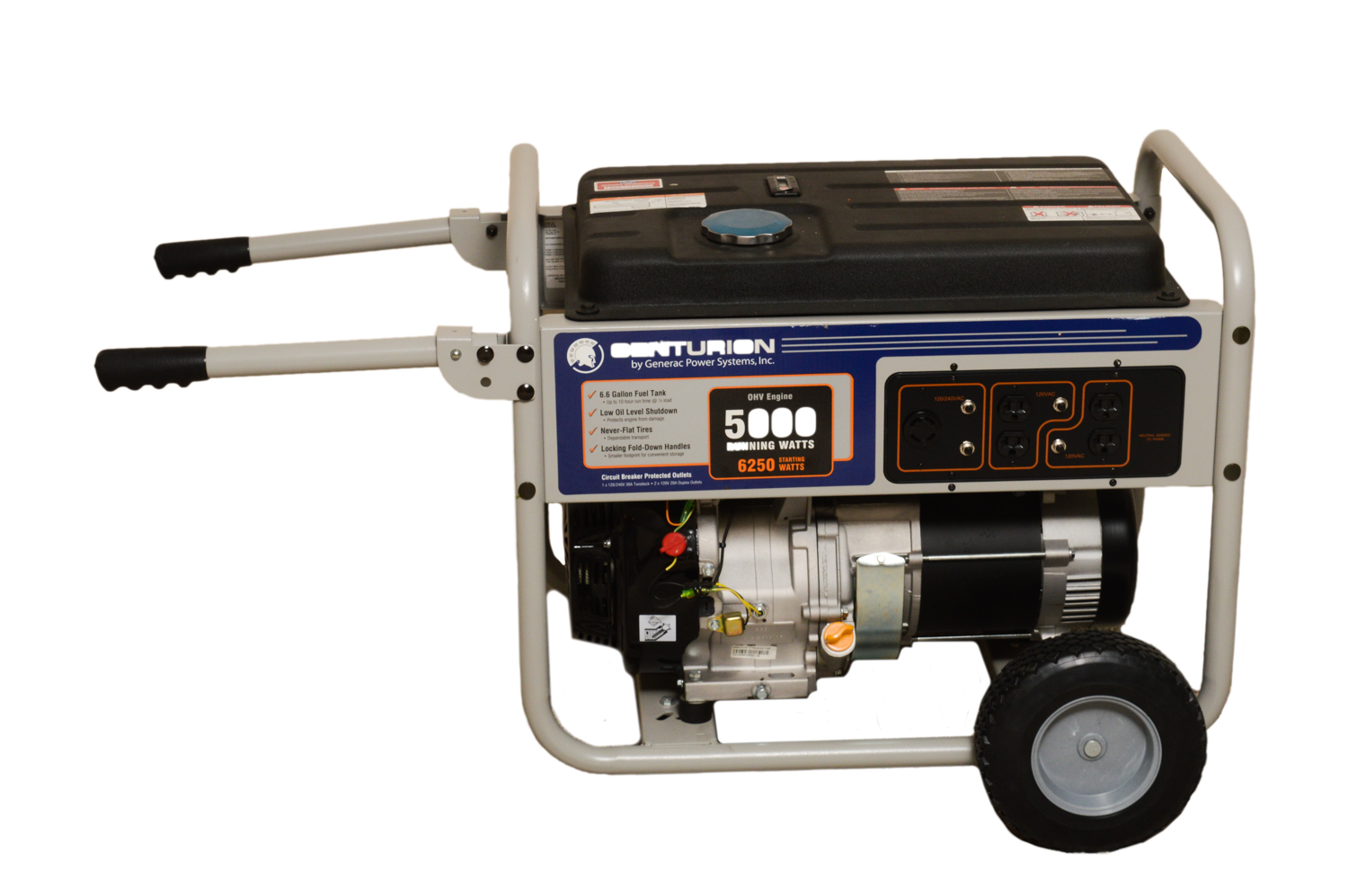 "Centurion" 5000 Watt Generator by Generac Power Systems, Inc.