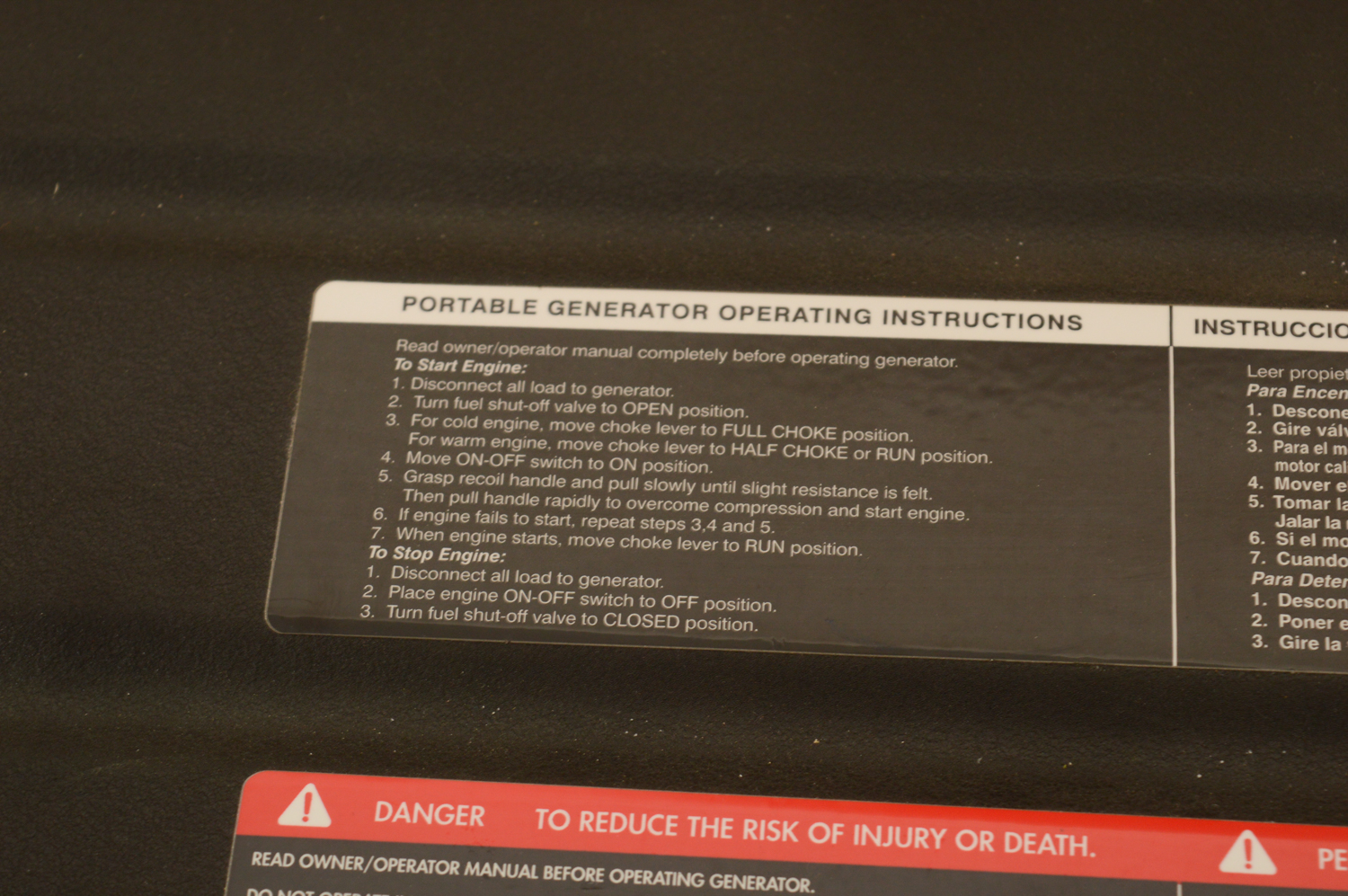 "Centurion" 5000 Watt Generator by Generac Power Systems, Inc.