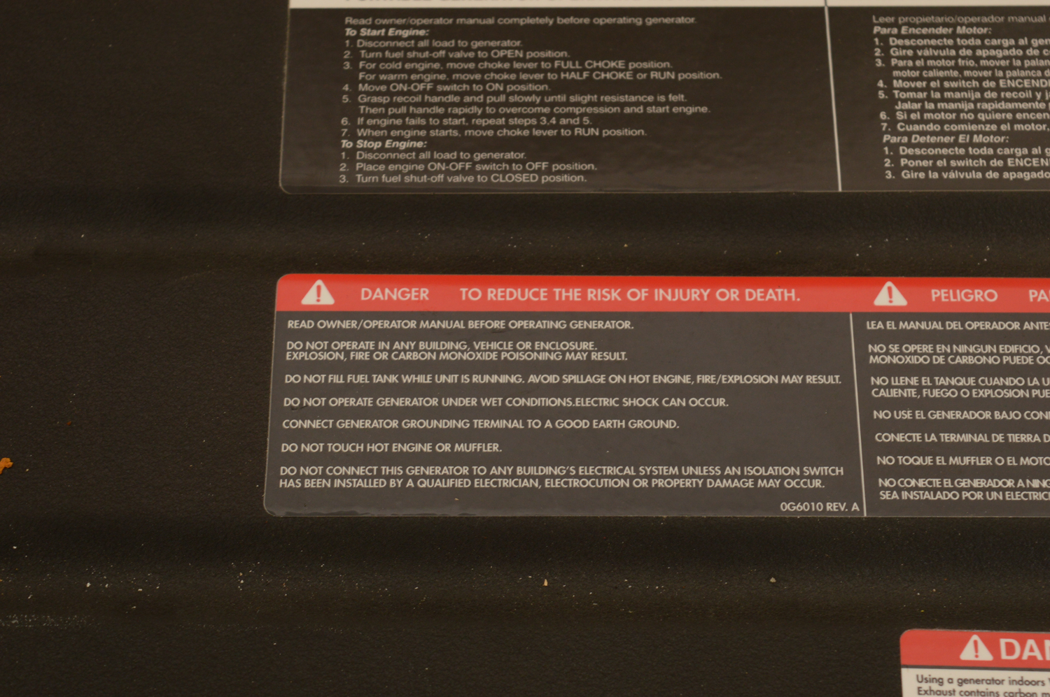 "Centurion" 5000 Watt Generator by Generac Power Systems, Inc.