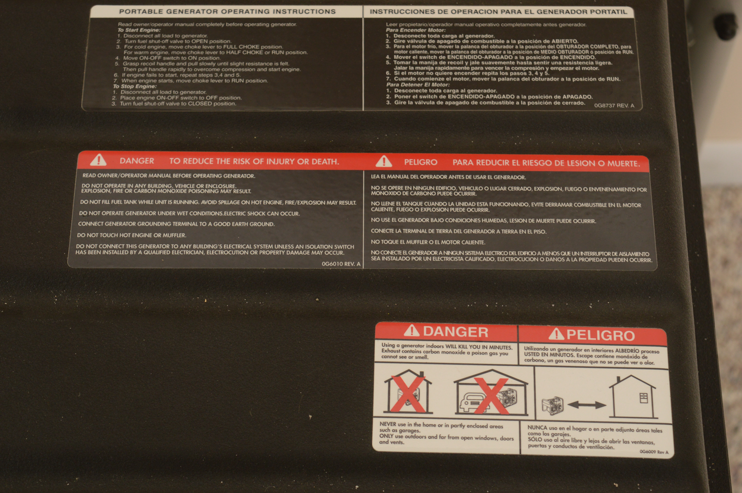 "Centurion" 5000 Watt Generator by Generac Power Systems, Inc.