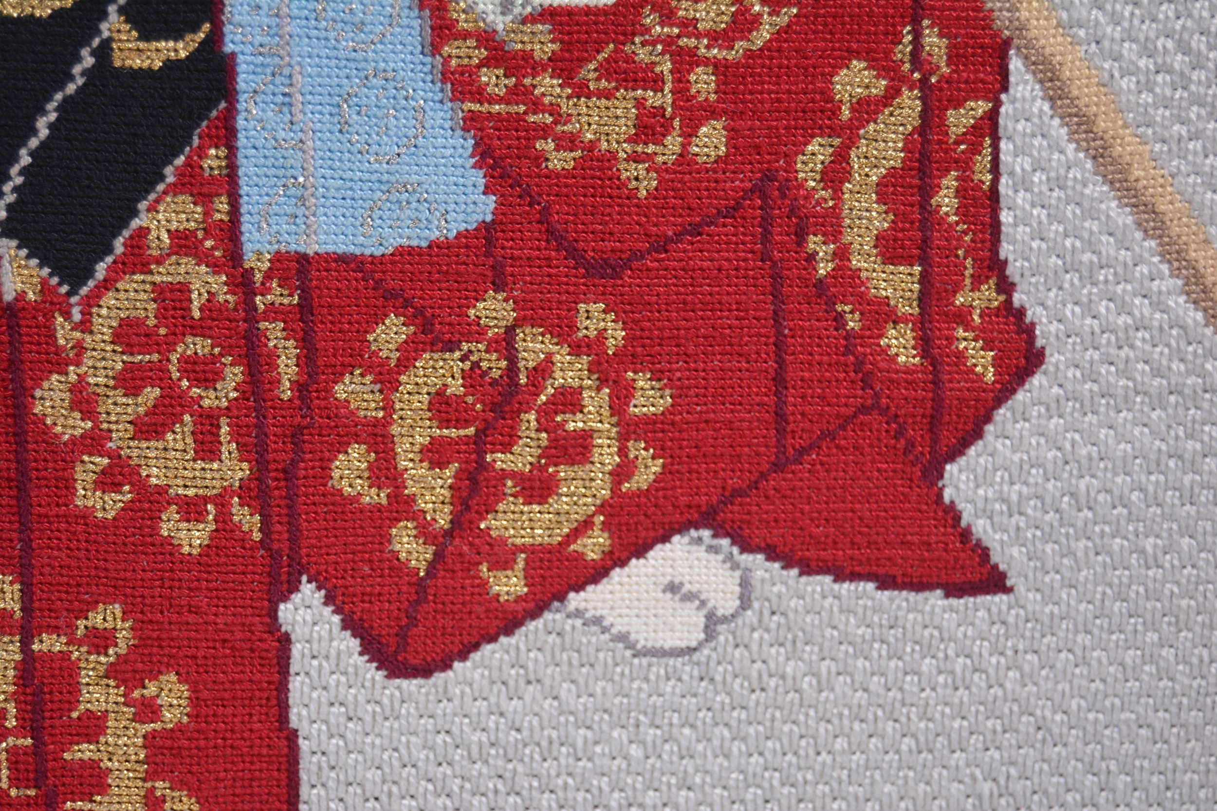 Japanese Samurai Needlepoint