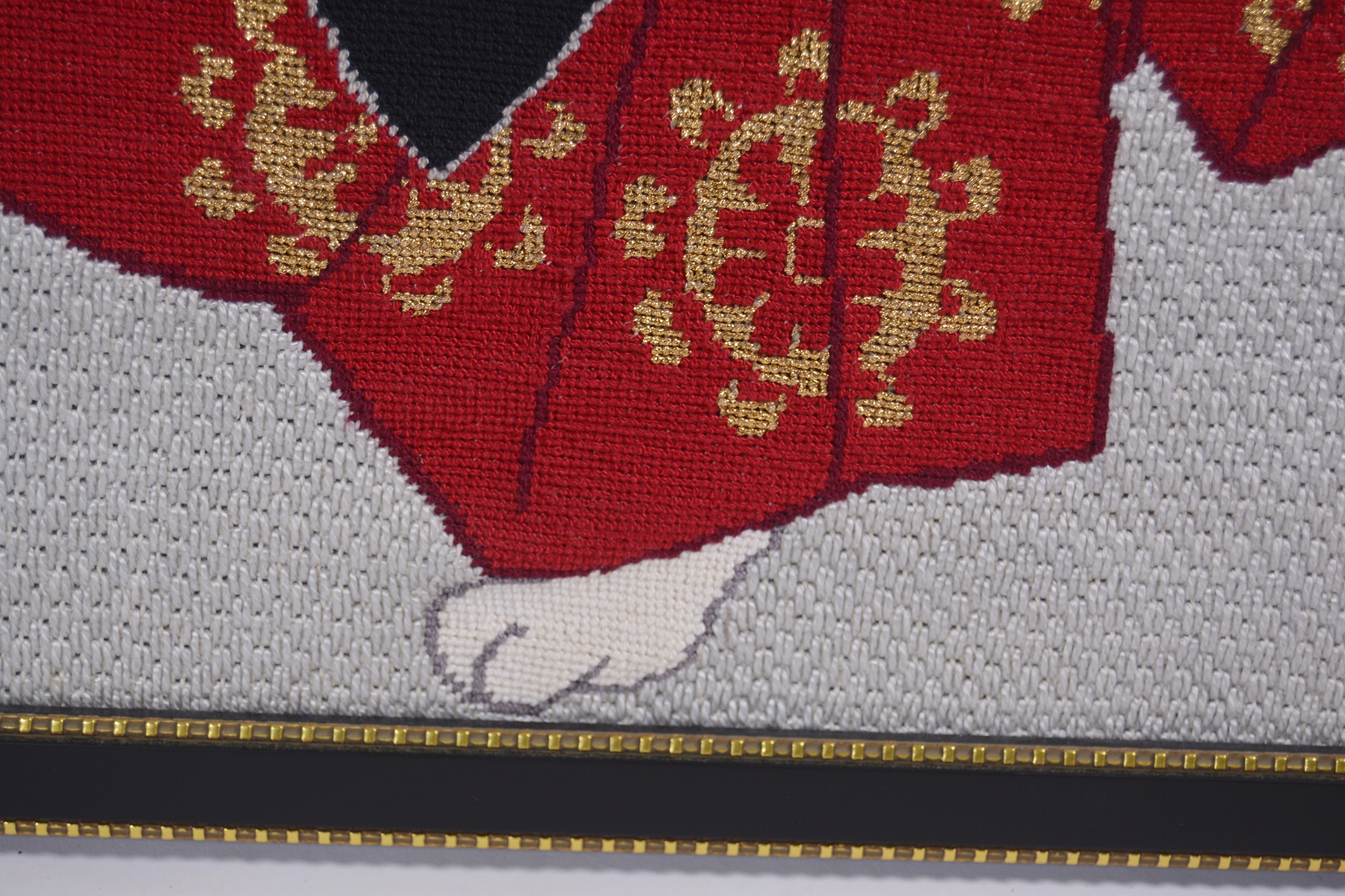 Japanese Samurai Needlepoint