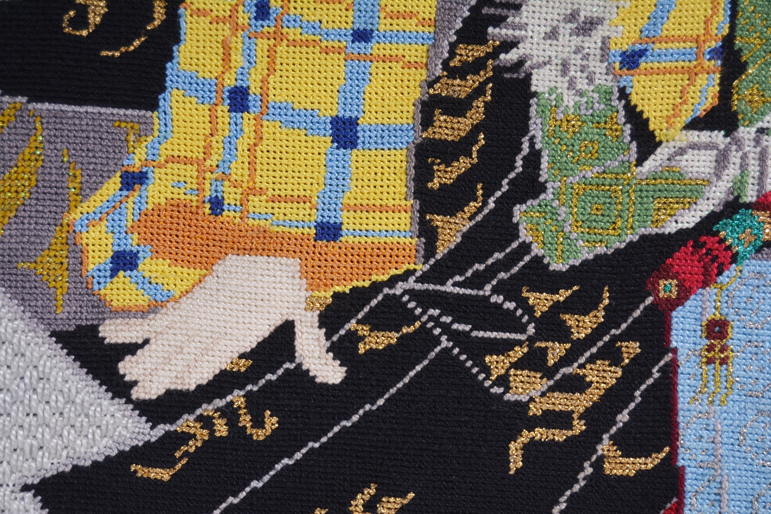 Japanese Samurai Needlepoint