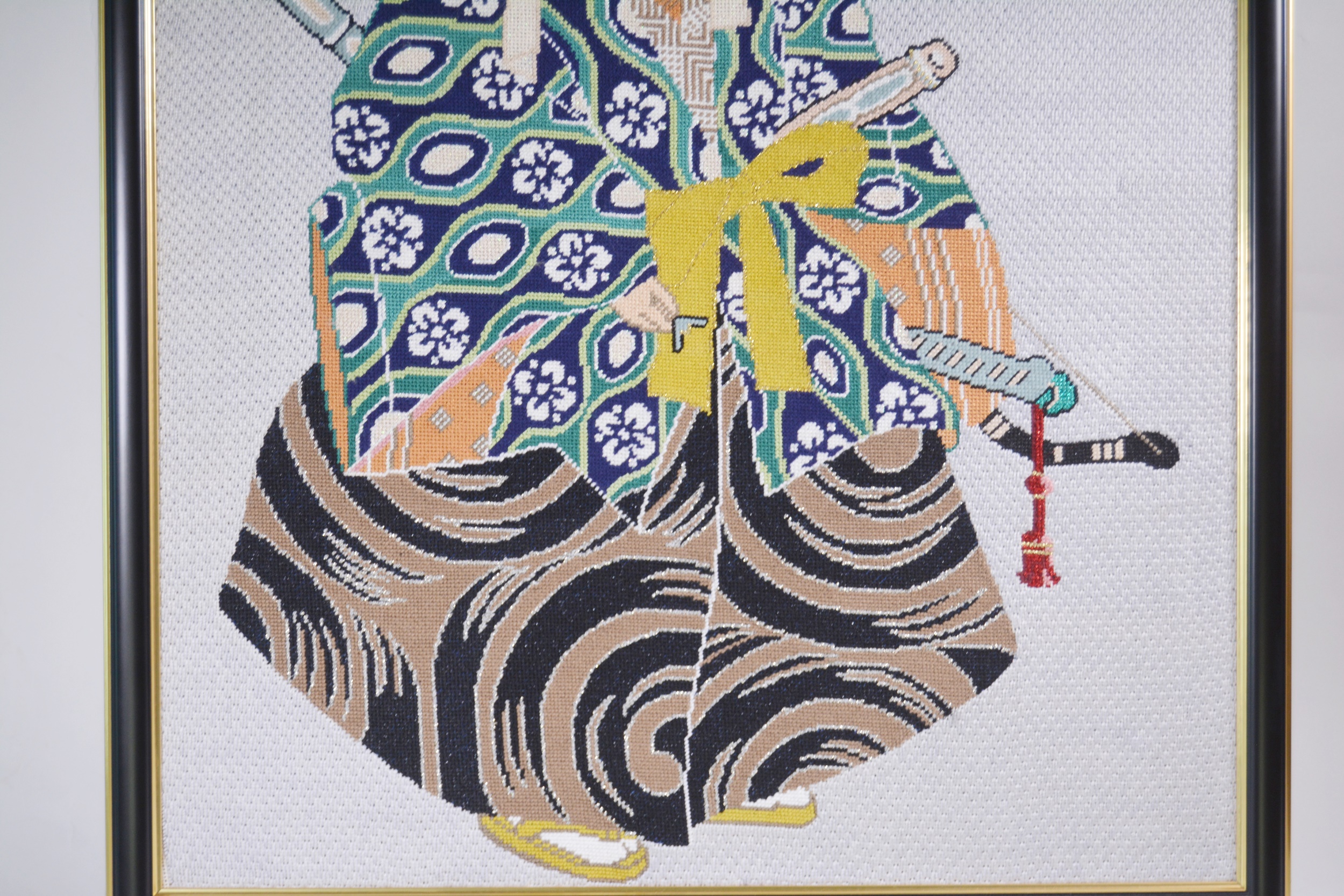 Japanese Samurai Needlepoint