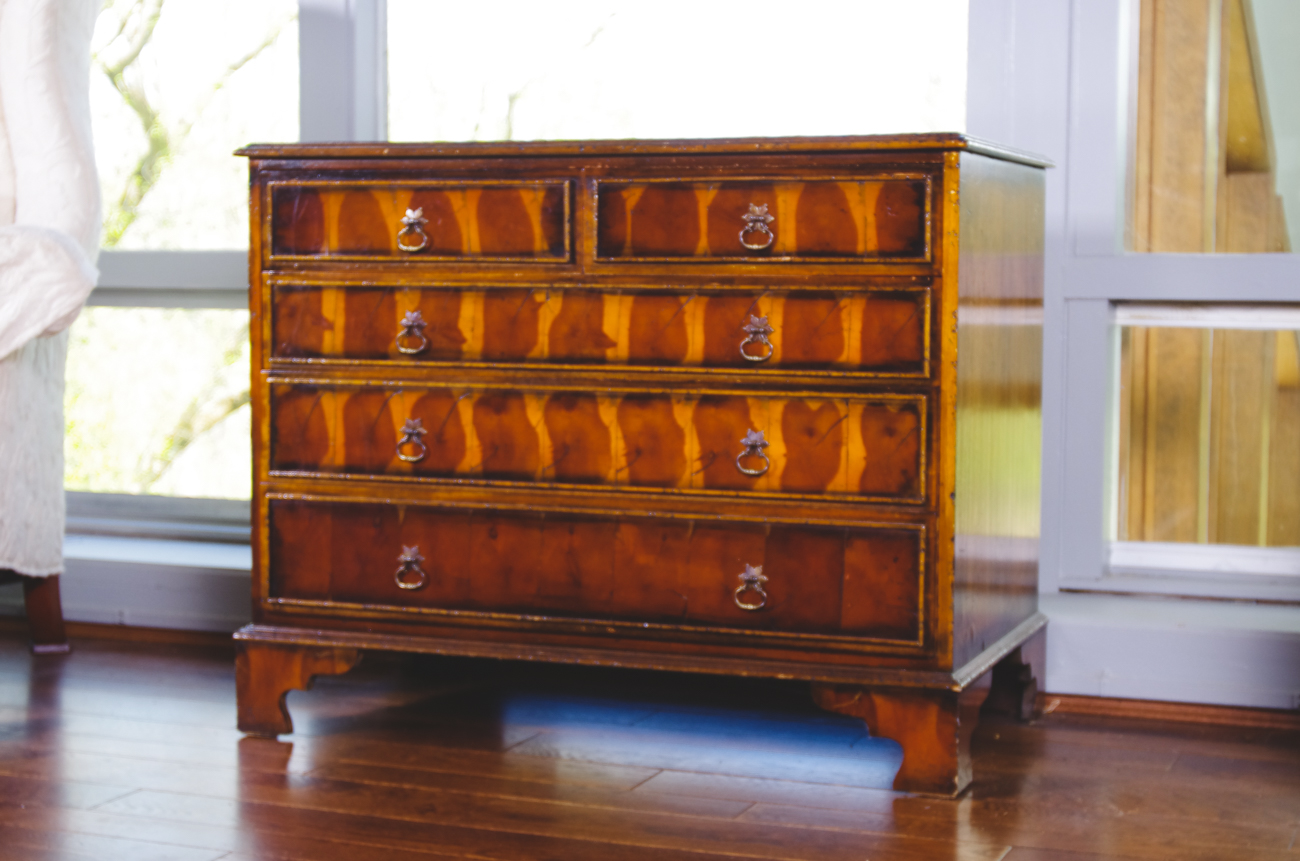 Vintage Enham Furniture George III Style Chest of Drawers